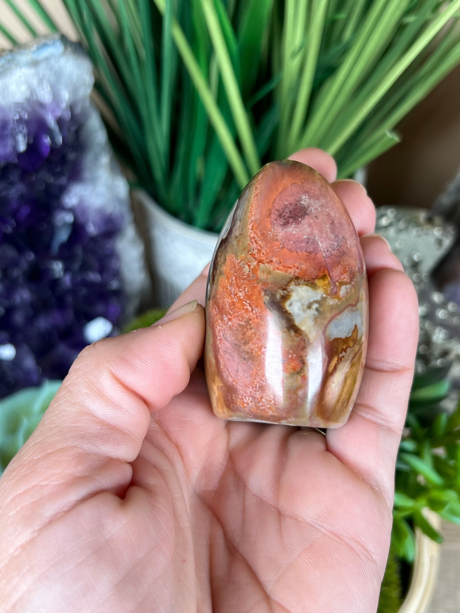 Polychrome Jasper Freeform 2.2in - Purple Door Alchemy