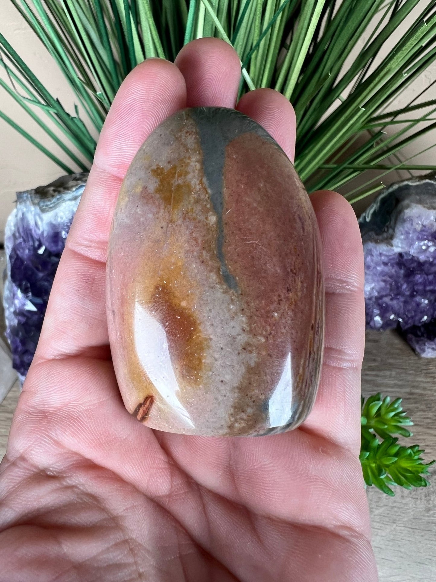 Polychrome Jasper Freeform 2.36in - Purple Door Alchemy
