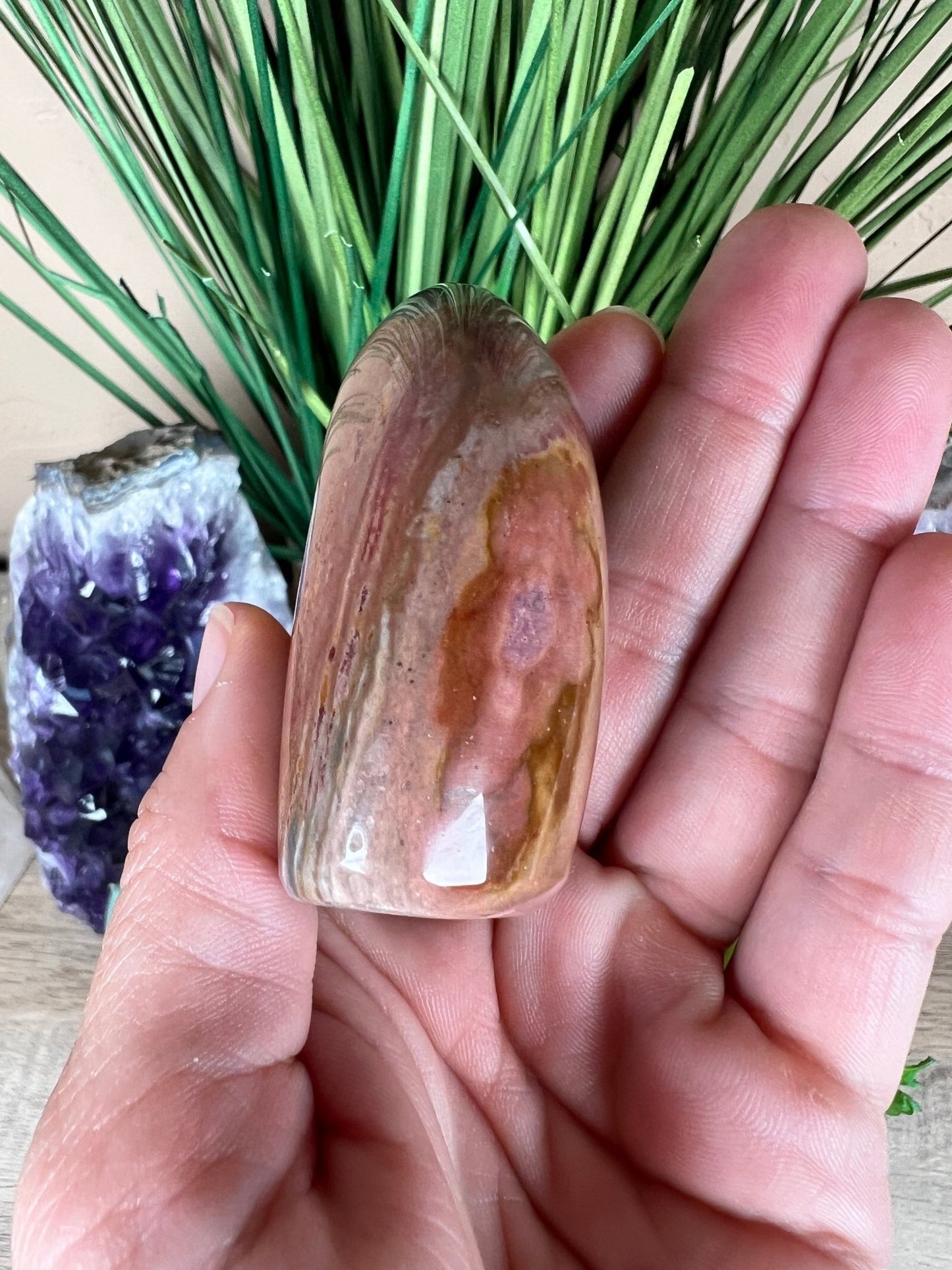 Polychrome Jasper Freeform 2.36in - Purple Door Alchemy