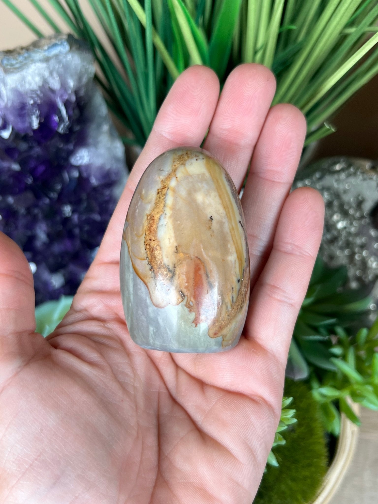 Polychrome Jasper Freeform 2.3in - Purple Door Alchemy