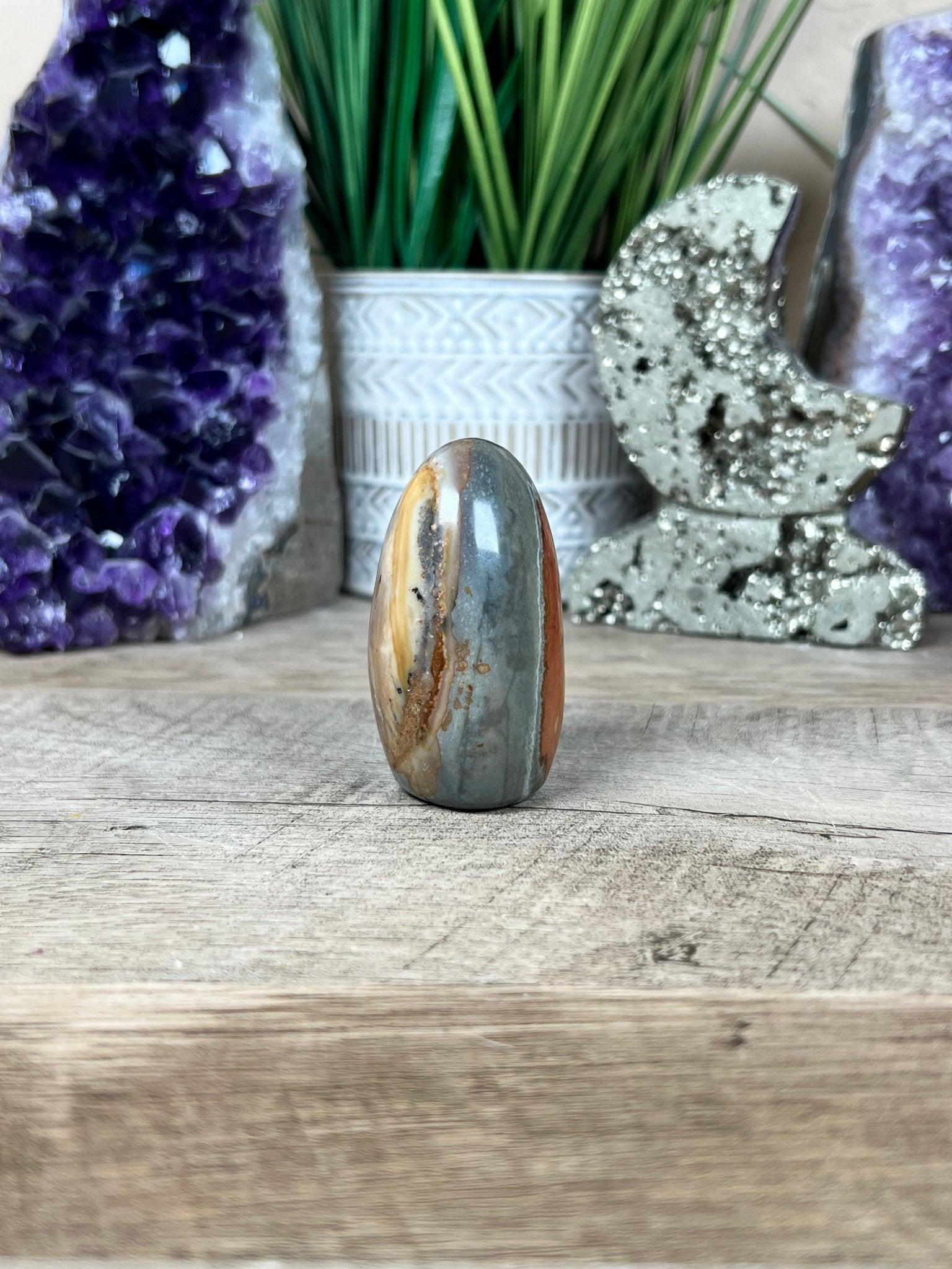 Polychrome Jasper Freeform 2.3in - Purple Door Alchemy