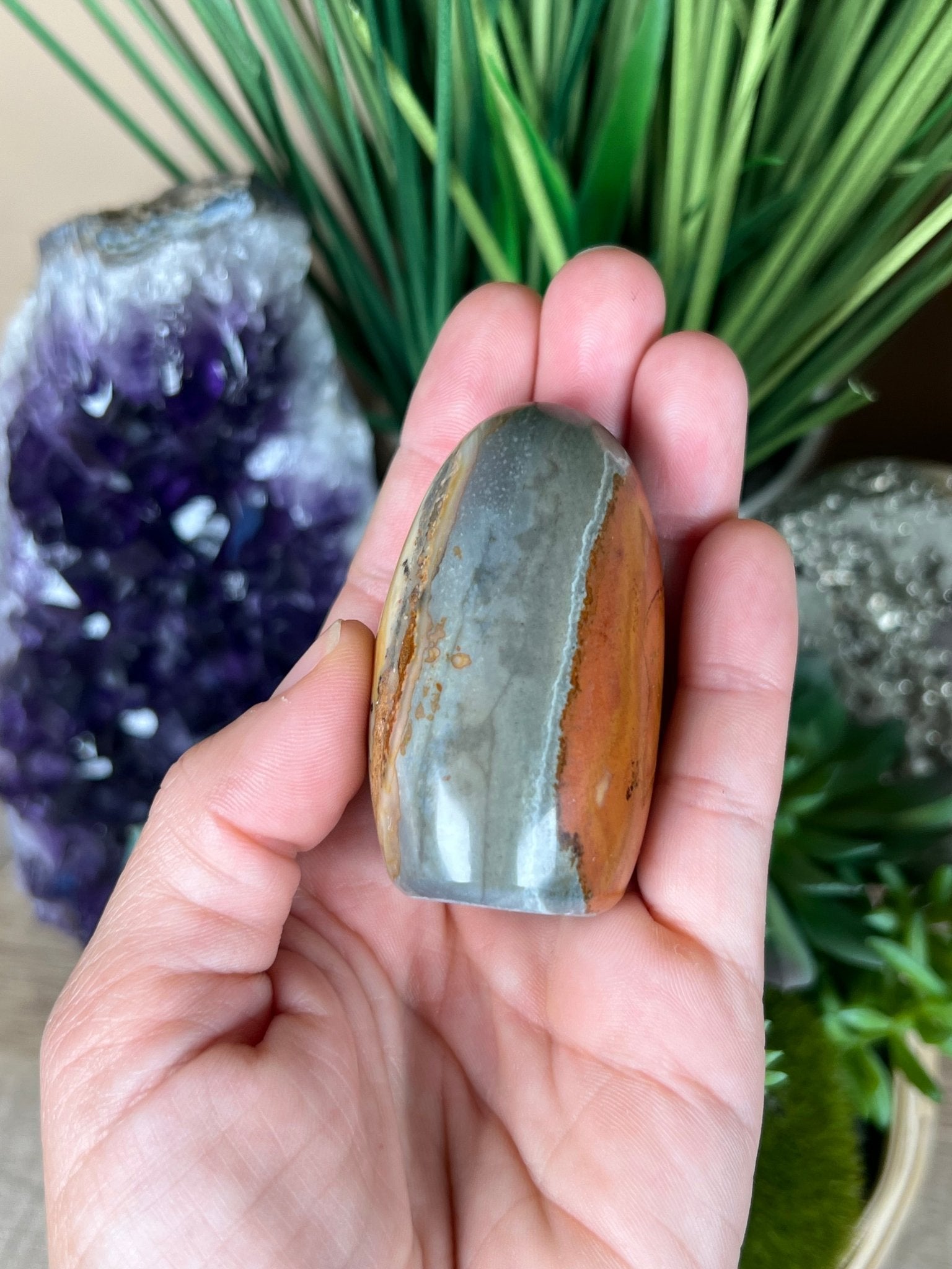 Polychrome Jasper Freeform 2.3in - Purple Door Alchemy