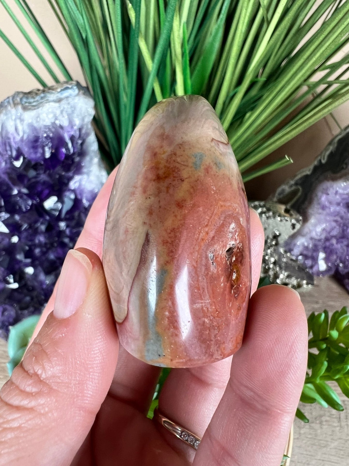 Polychrome Jasper Freeform 2in - Purple Door Alchemy
