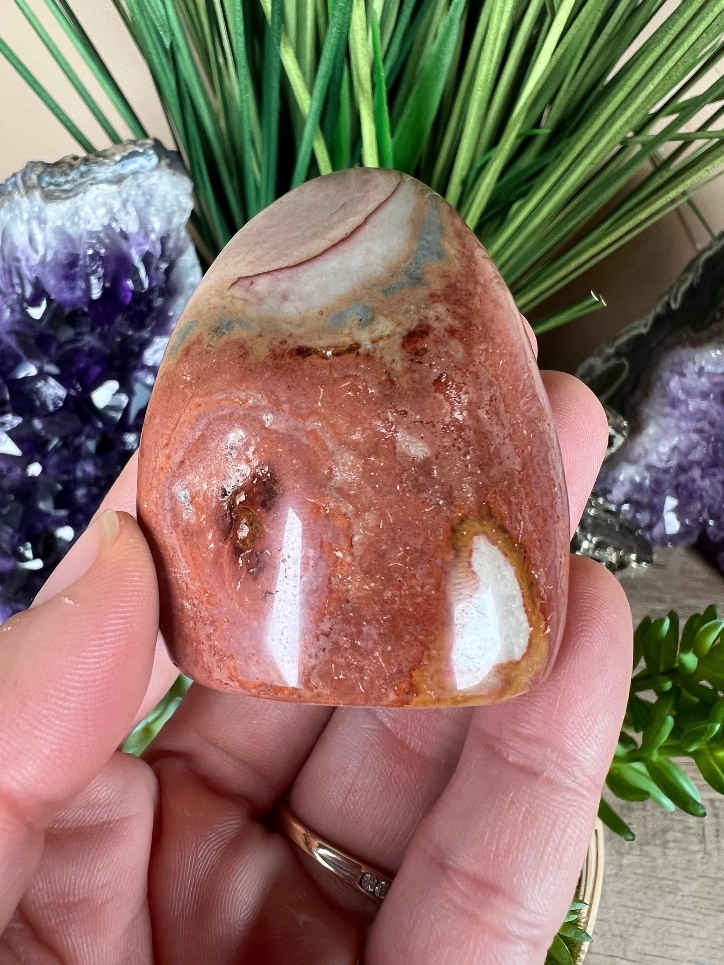Polychrome Jasper Freeform 2in - Purple Door Alchemy
