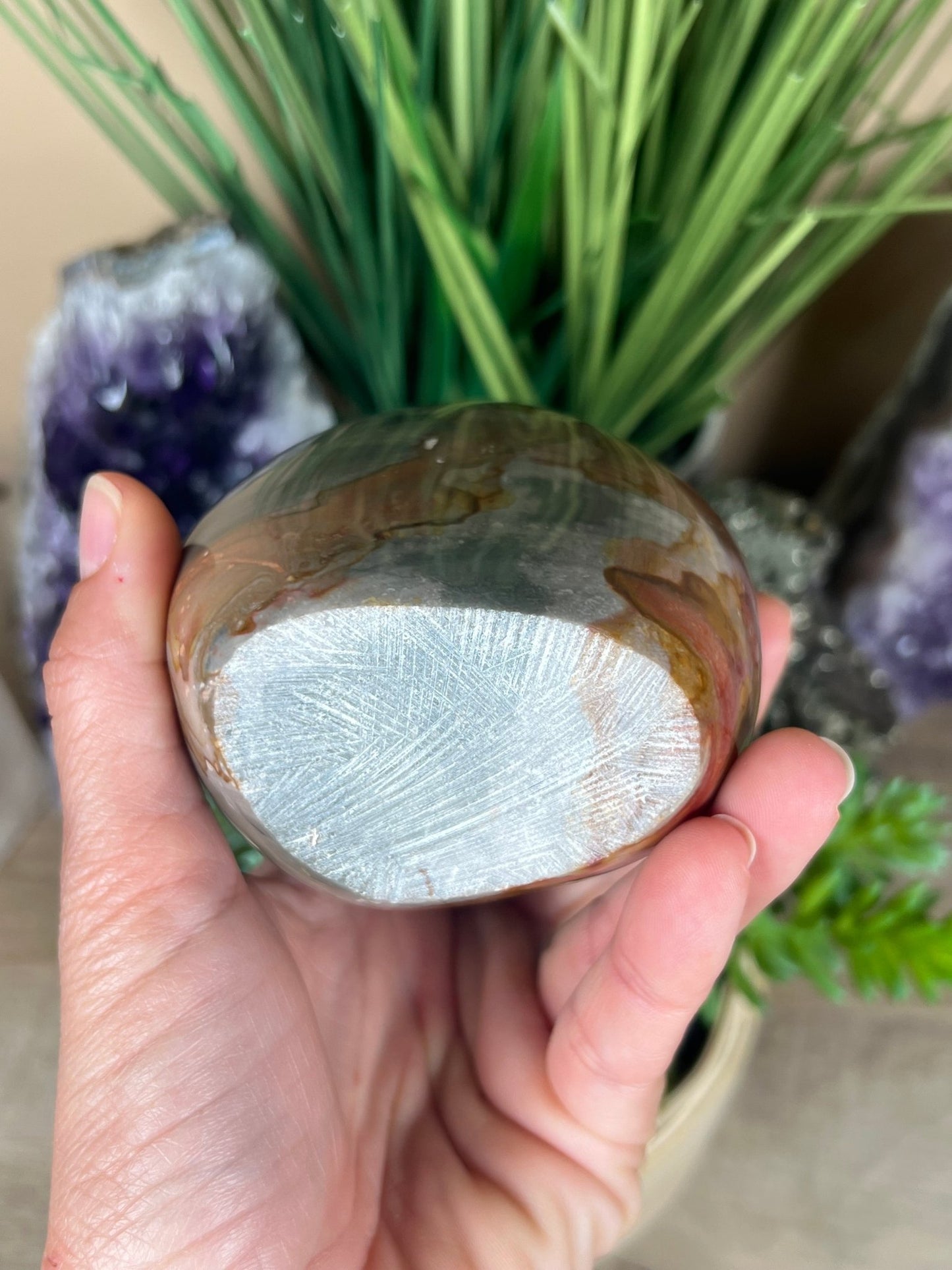 Polychrome Jasper Freeform 4.5in - Purple Door Alchemy