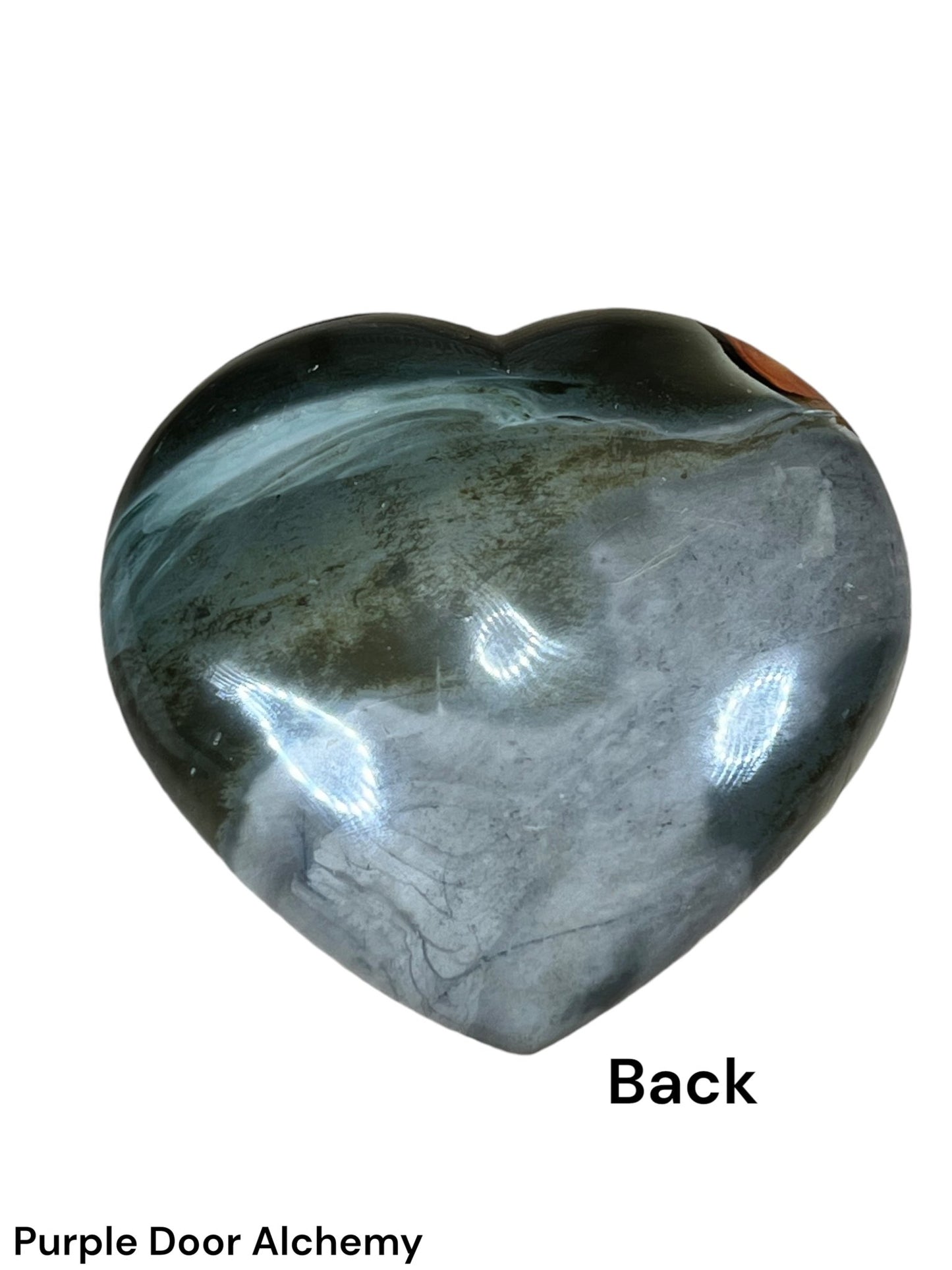Polychrome Jasper Heart - Purple Door Alchemy