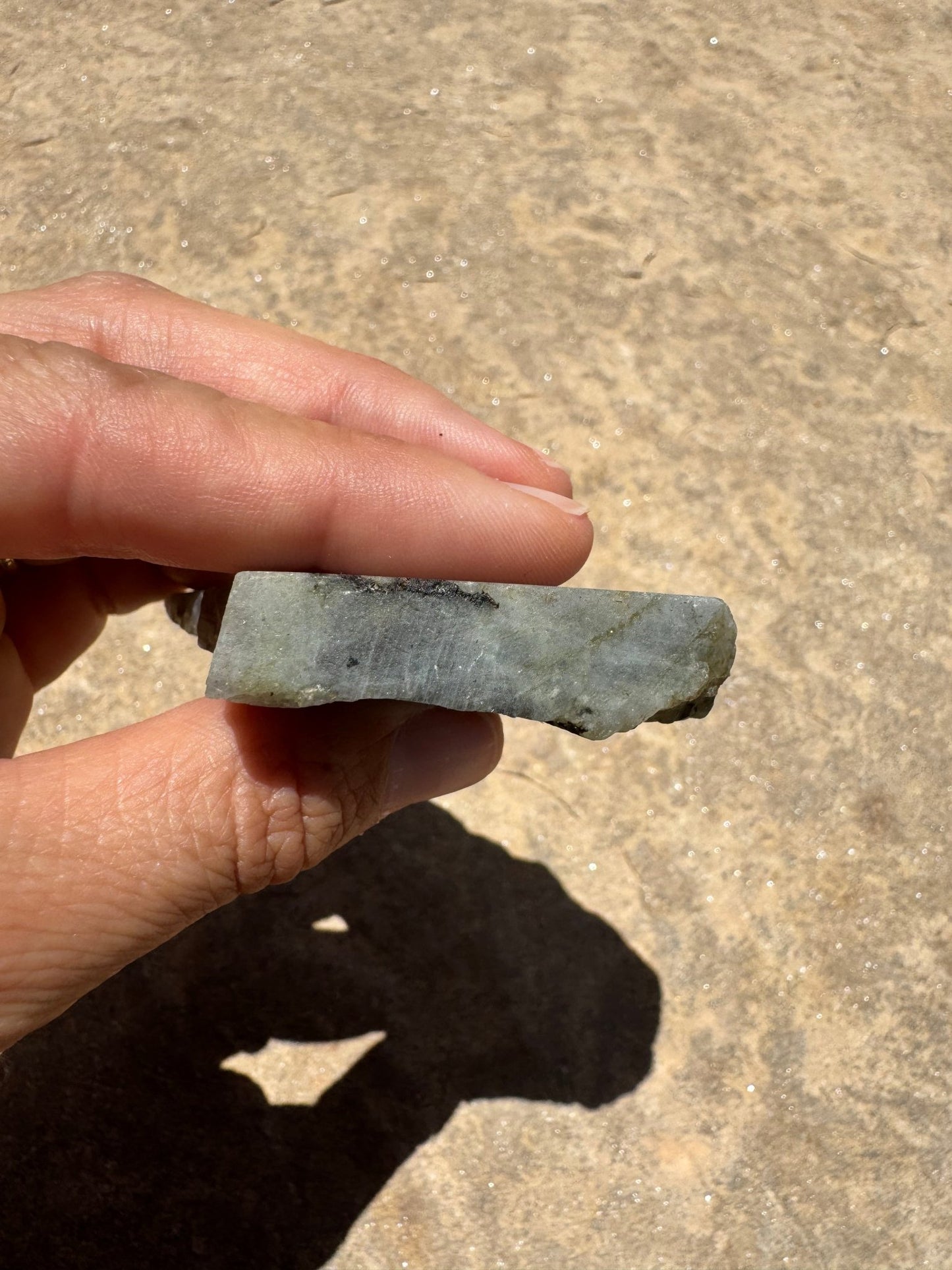 Purple Flash Labradorite Polished Slab 63g - Purple Door Alchemy