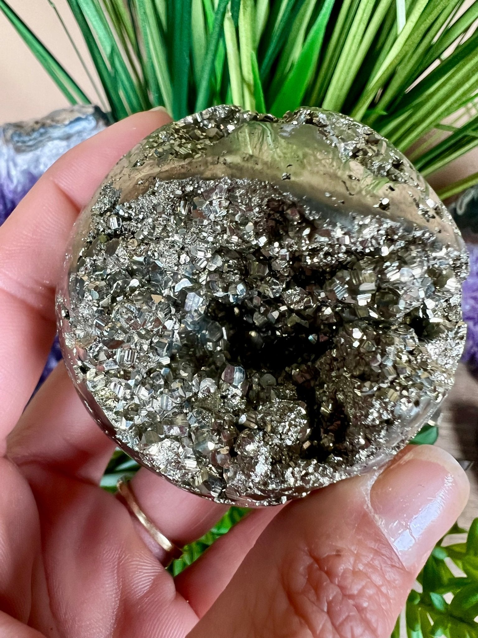 Pyrite Spheres - Purple Door Alchemy