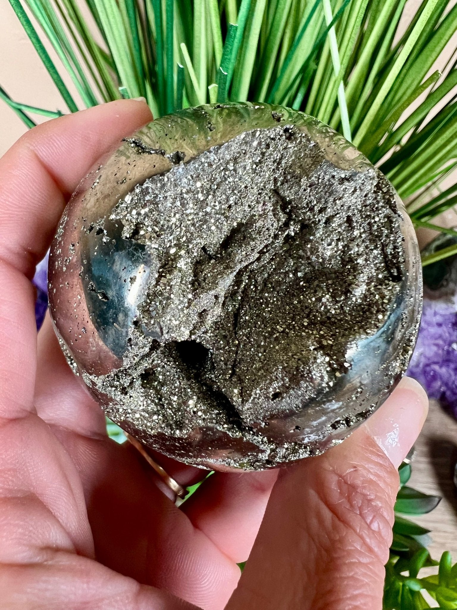 Pyrite Spheres - Purple Door Alchemy