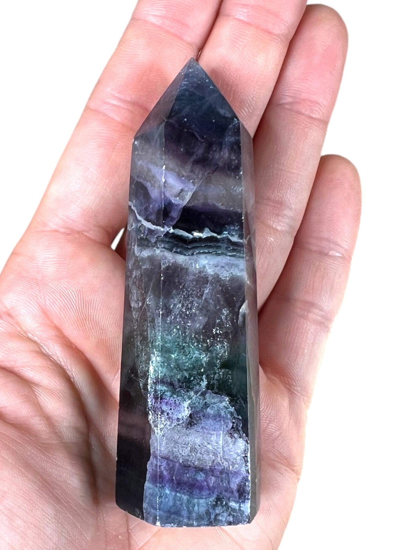 Rainbow Fluorite Towers - Purple Door Alchemy
