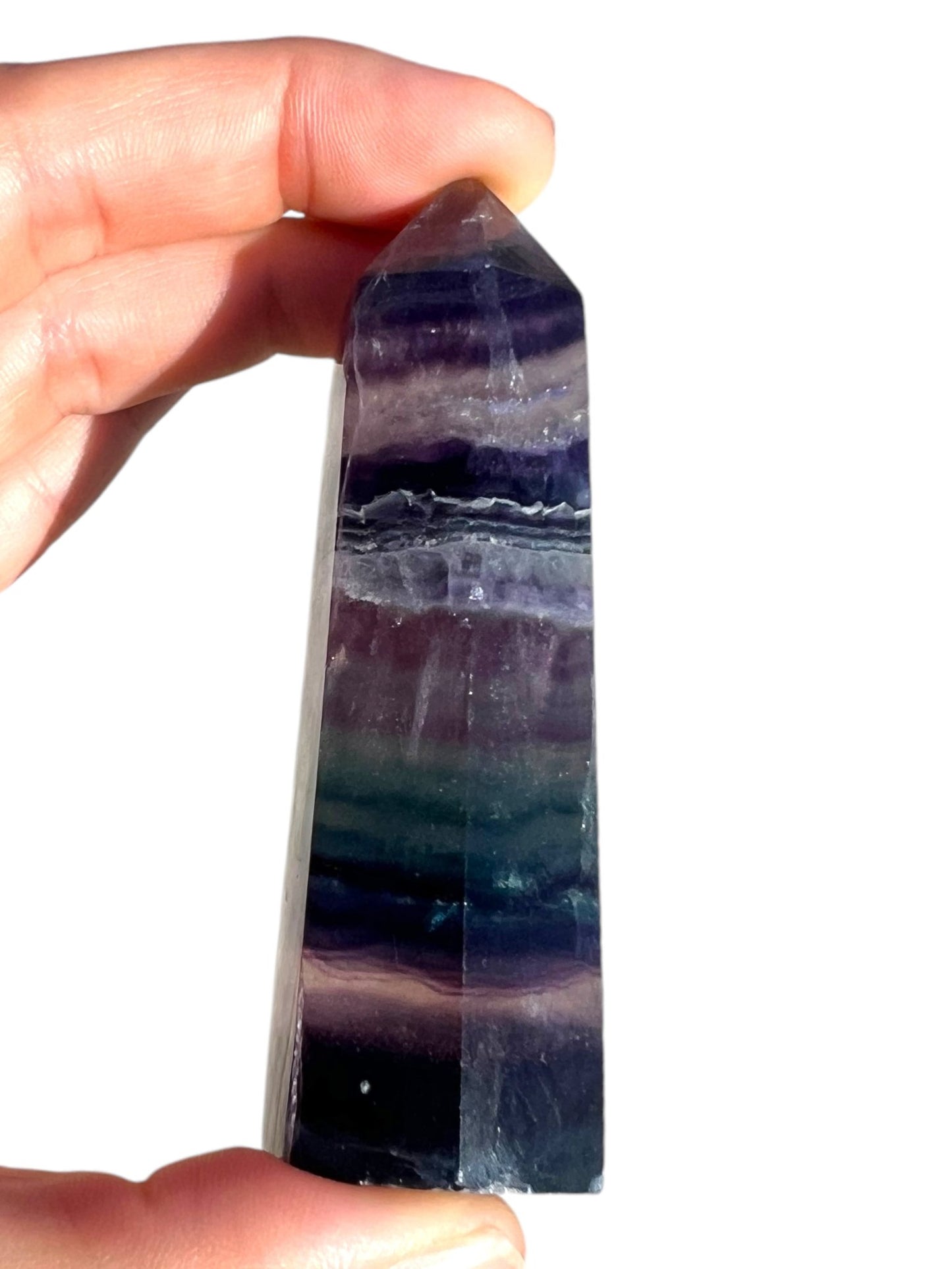 Rainbow Fluorite Towers - Purple Door Alchemy