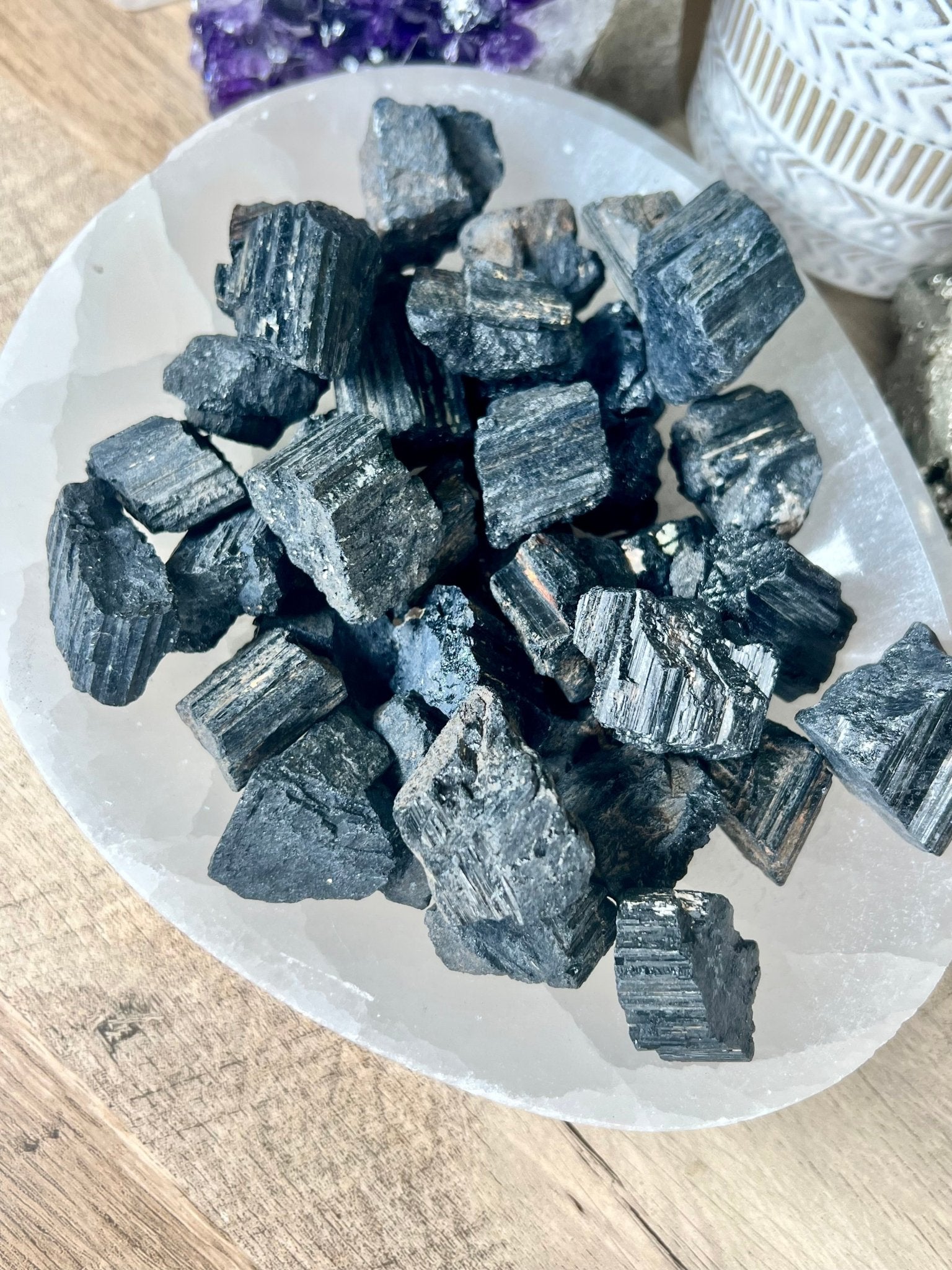 Raw Black Tourmaline - Purple Door Alchemy