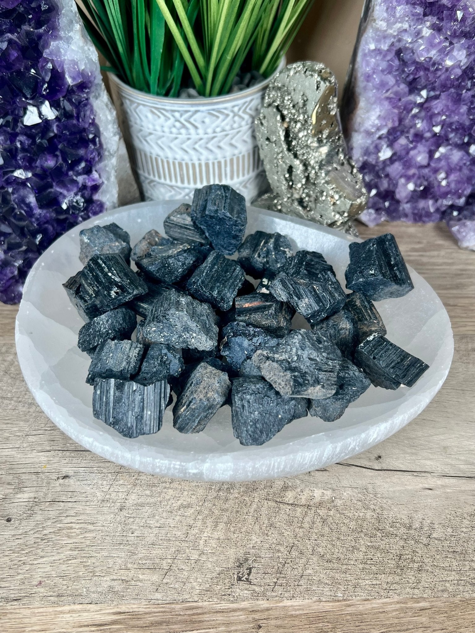 Raw Black Tourmaline - Purple Door Alchemy
