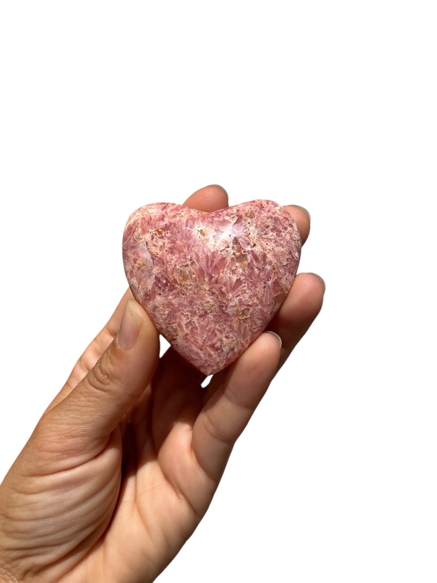Rhodochrosite Heart - Purple Door Alchemy