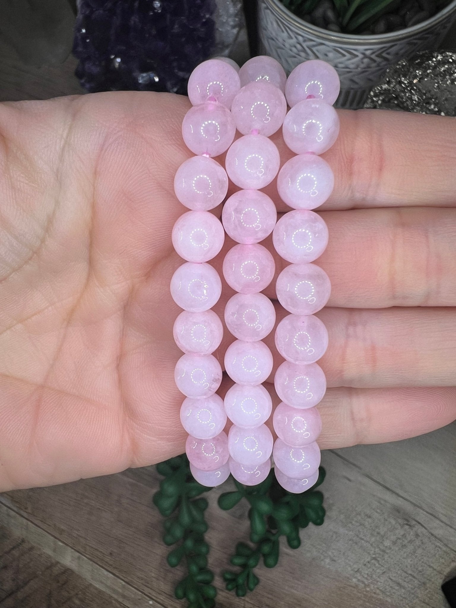 Rose Quartz Bracelet - Purple Door Alchemy