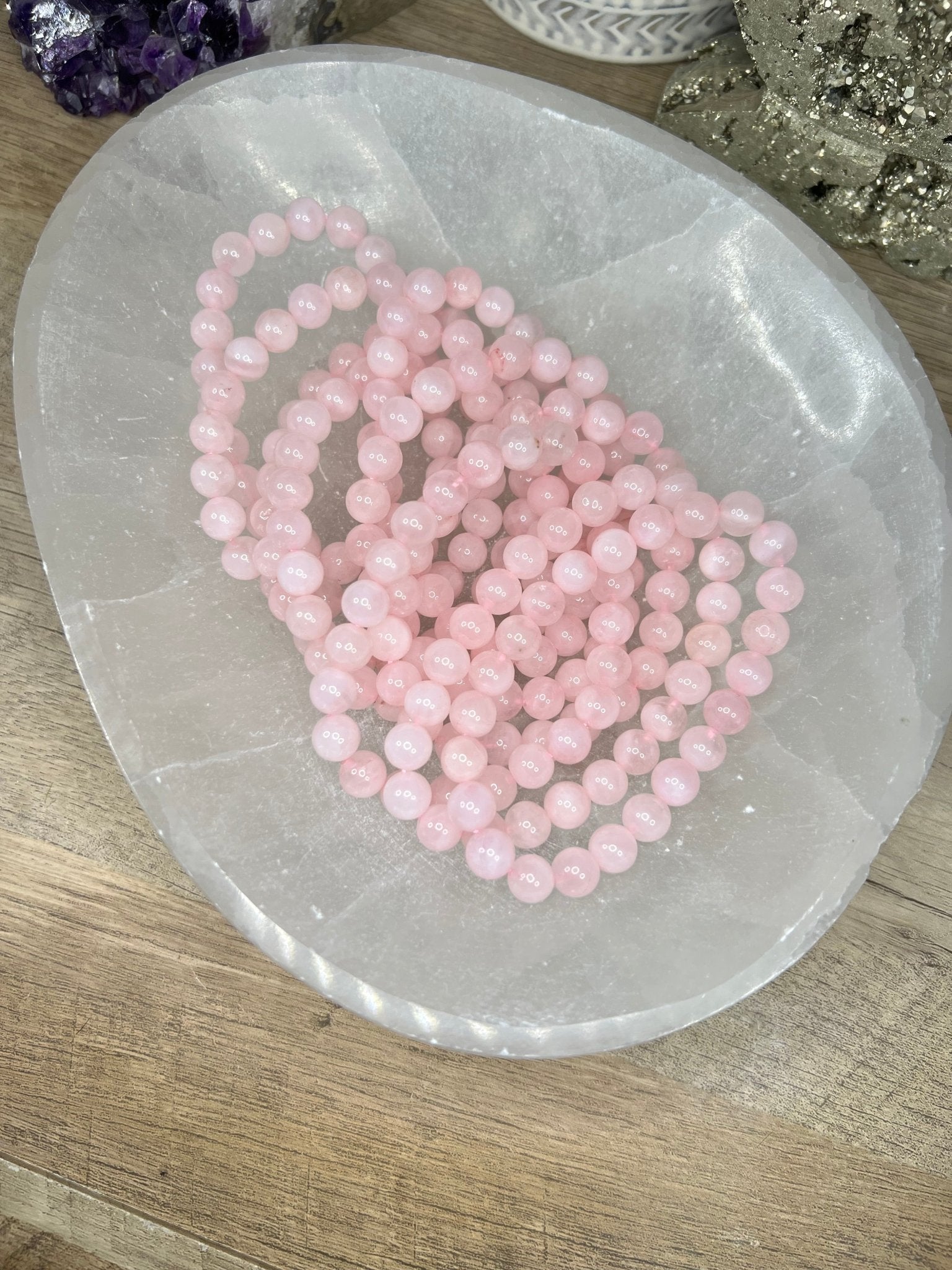 Rose Quartz Bracelet - Purple Door Alchemy