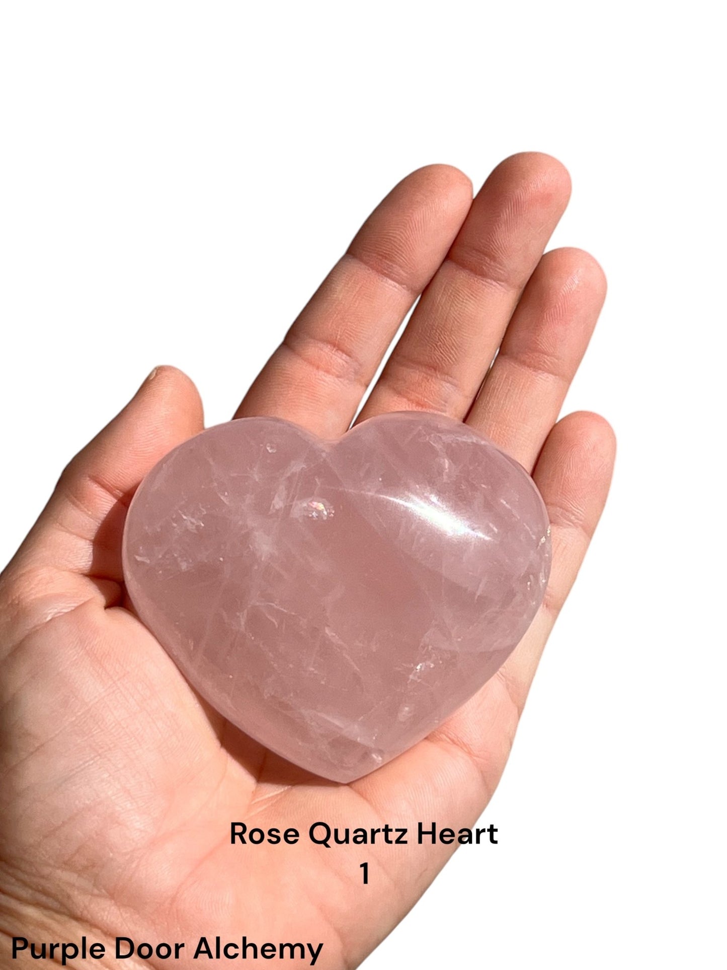 Rose Quartz Hearts - Purple Door Alchemy