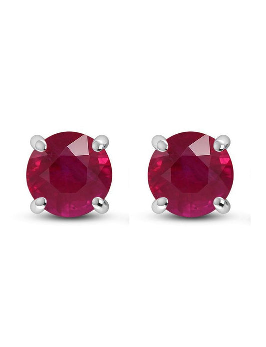Ruby Stud Earrings - Purple Door Alchemy