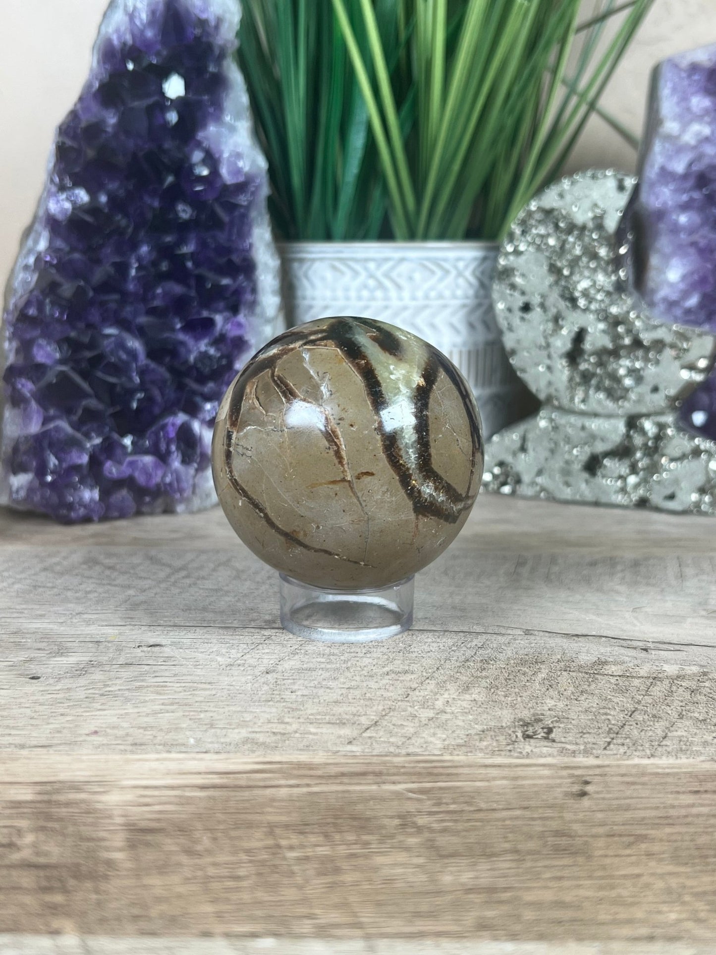 Septarian Sphere 63mm (2.48") - Purple Door Alchemy