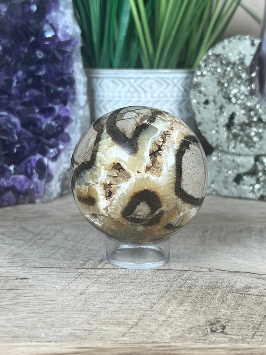 Septarian Sphere 66mm (2.6") - Purple Door Alchemy