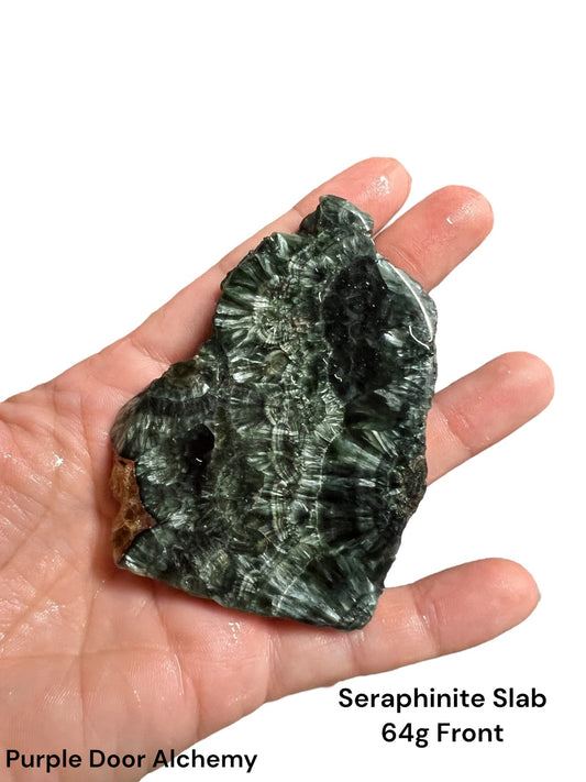 Seraphinite Slab 64g - Purple Door Alchemy