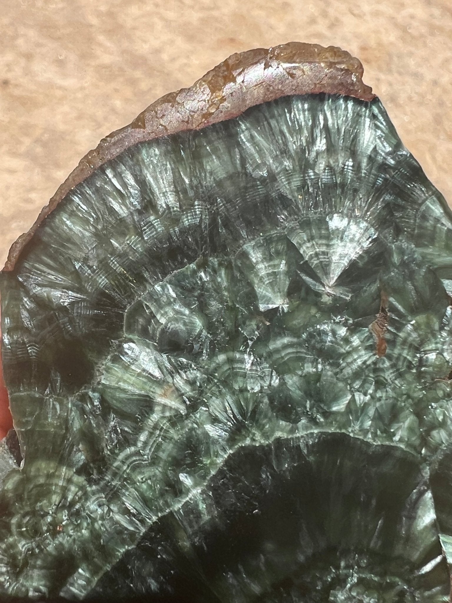 Seraphinite Slab 76g - Purple Door Alchemy