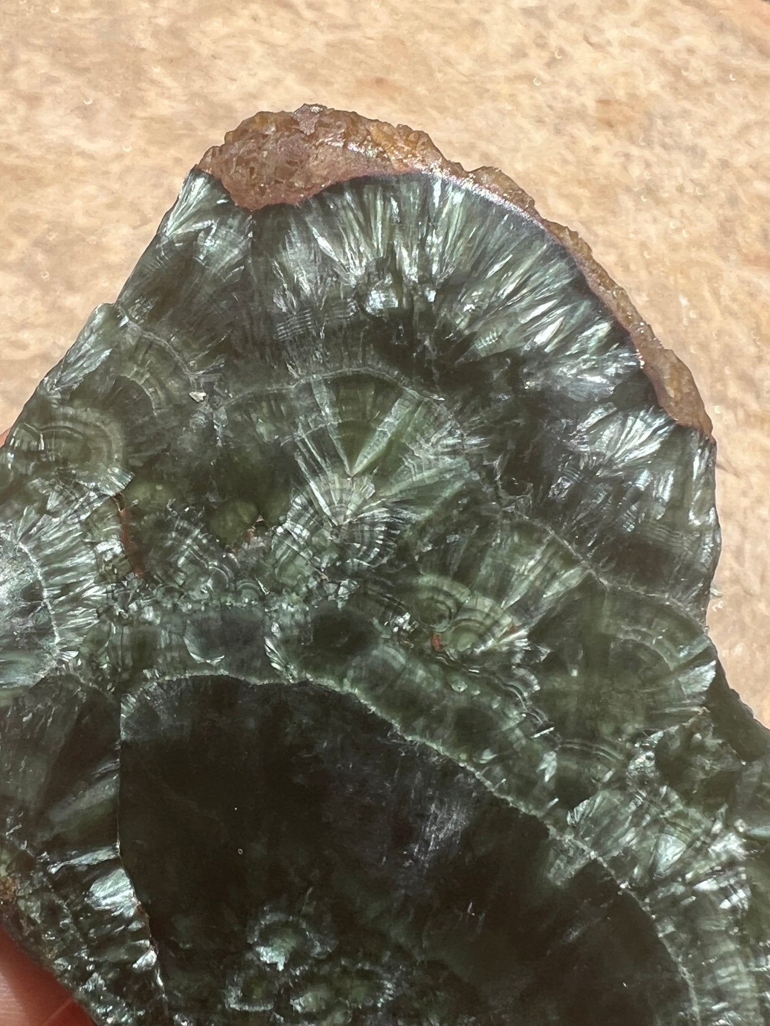 Seraphinite Slab 76g - Purple Door Alchemy