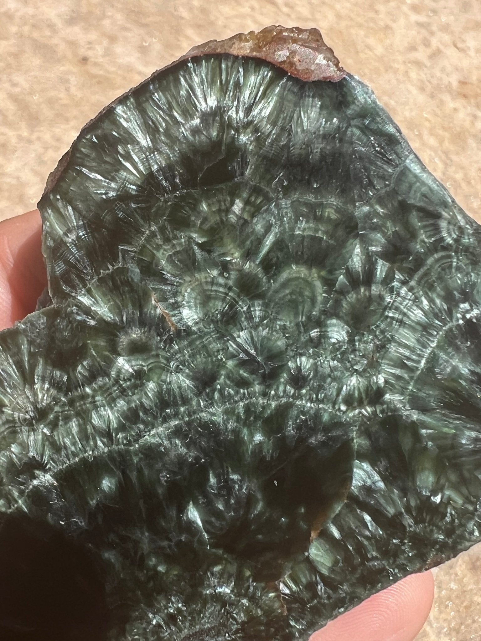 Seraphinite Slab 80g - Purple Door Alchemy