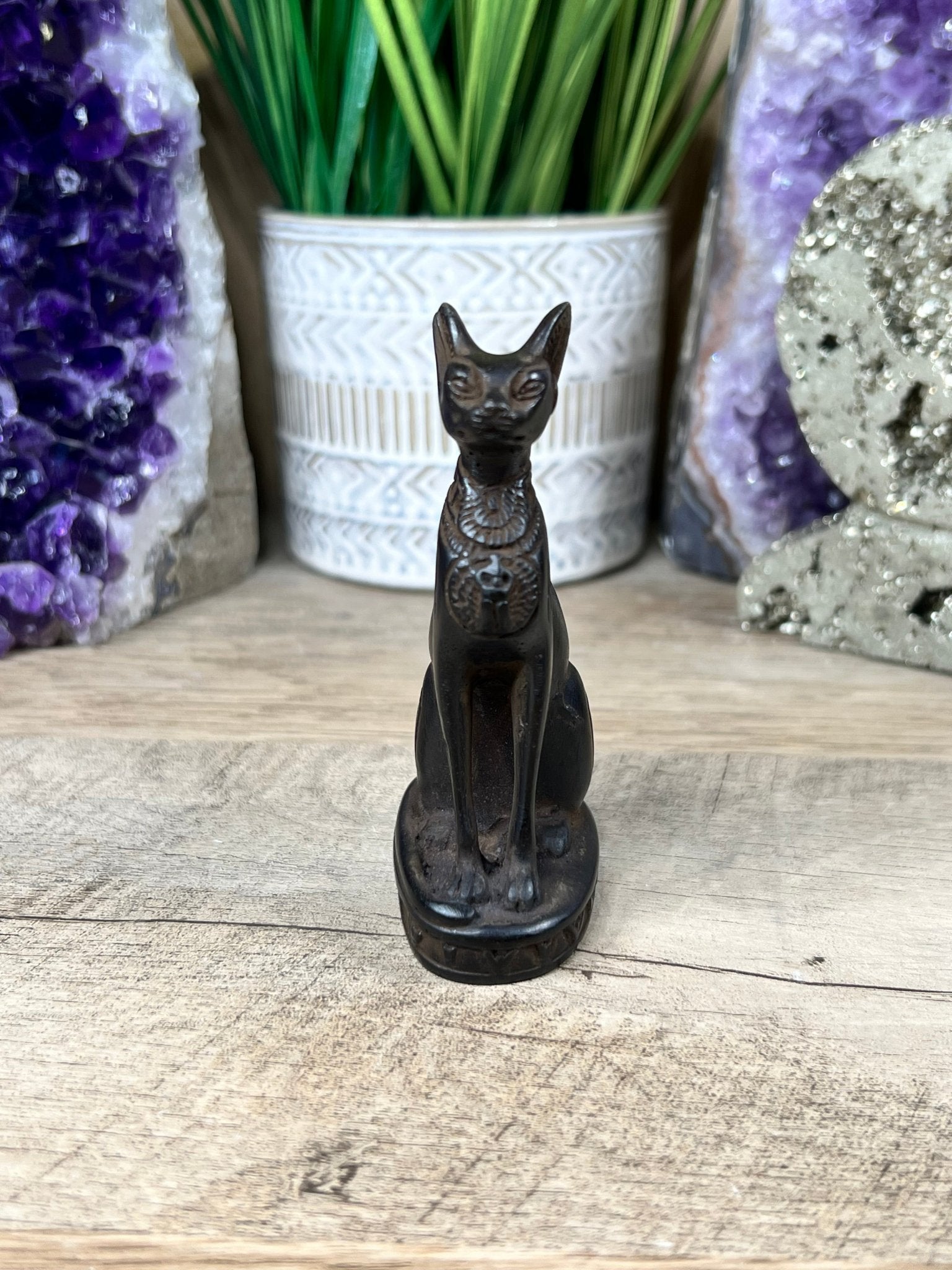 Small Bastet Cat Statue - Purple Door Alchemy