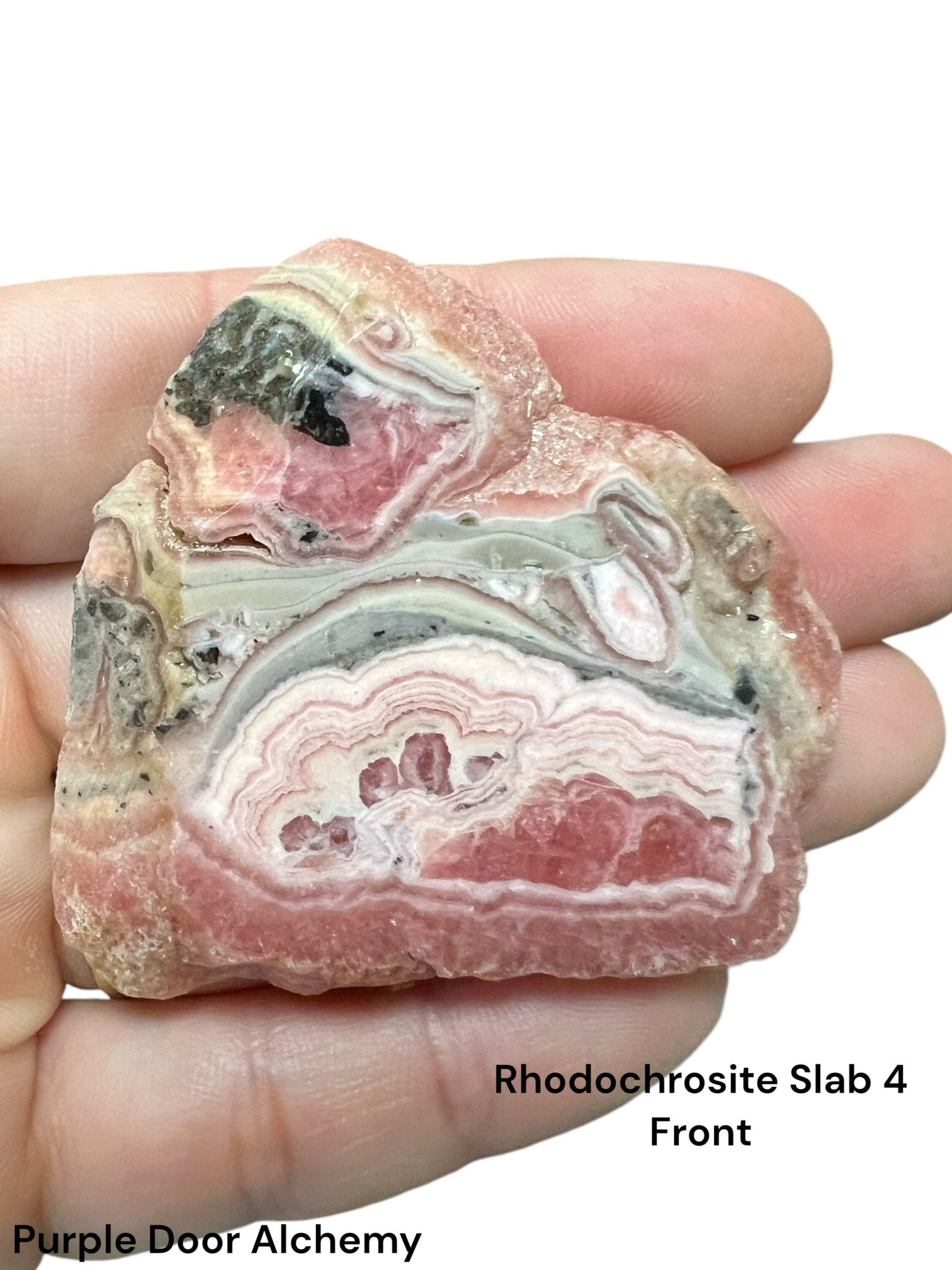 Small Rhodochrosite Slabs - Purple Door Alchemy