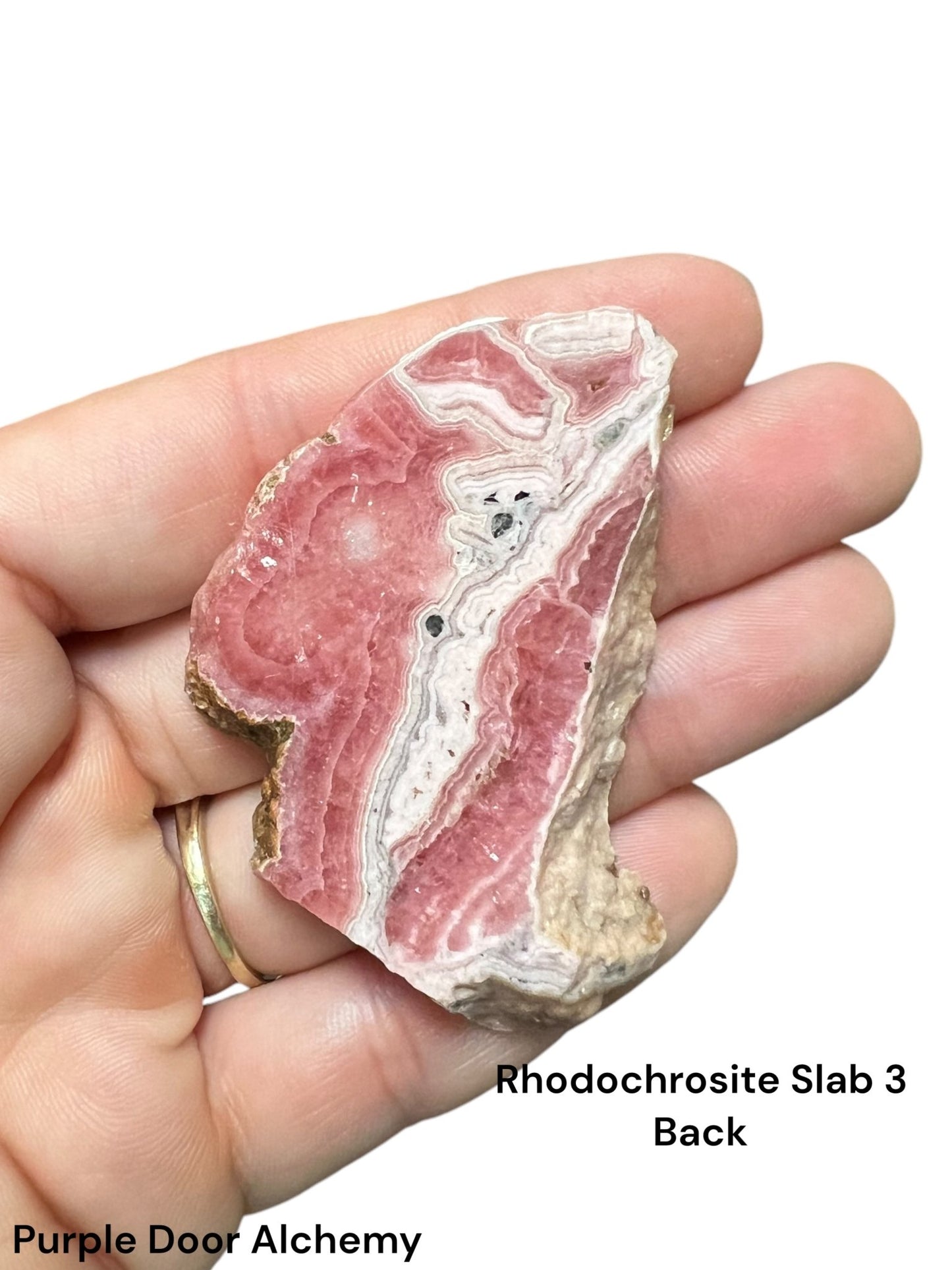 Small Rhodochrosite Slabs - Purple Door Alchemy