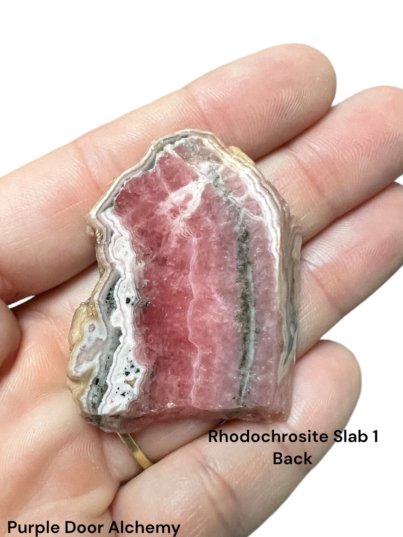 Small Rhodochrosite Slabs - Purple Door Alchemy