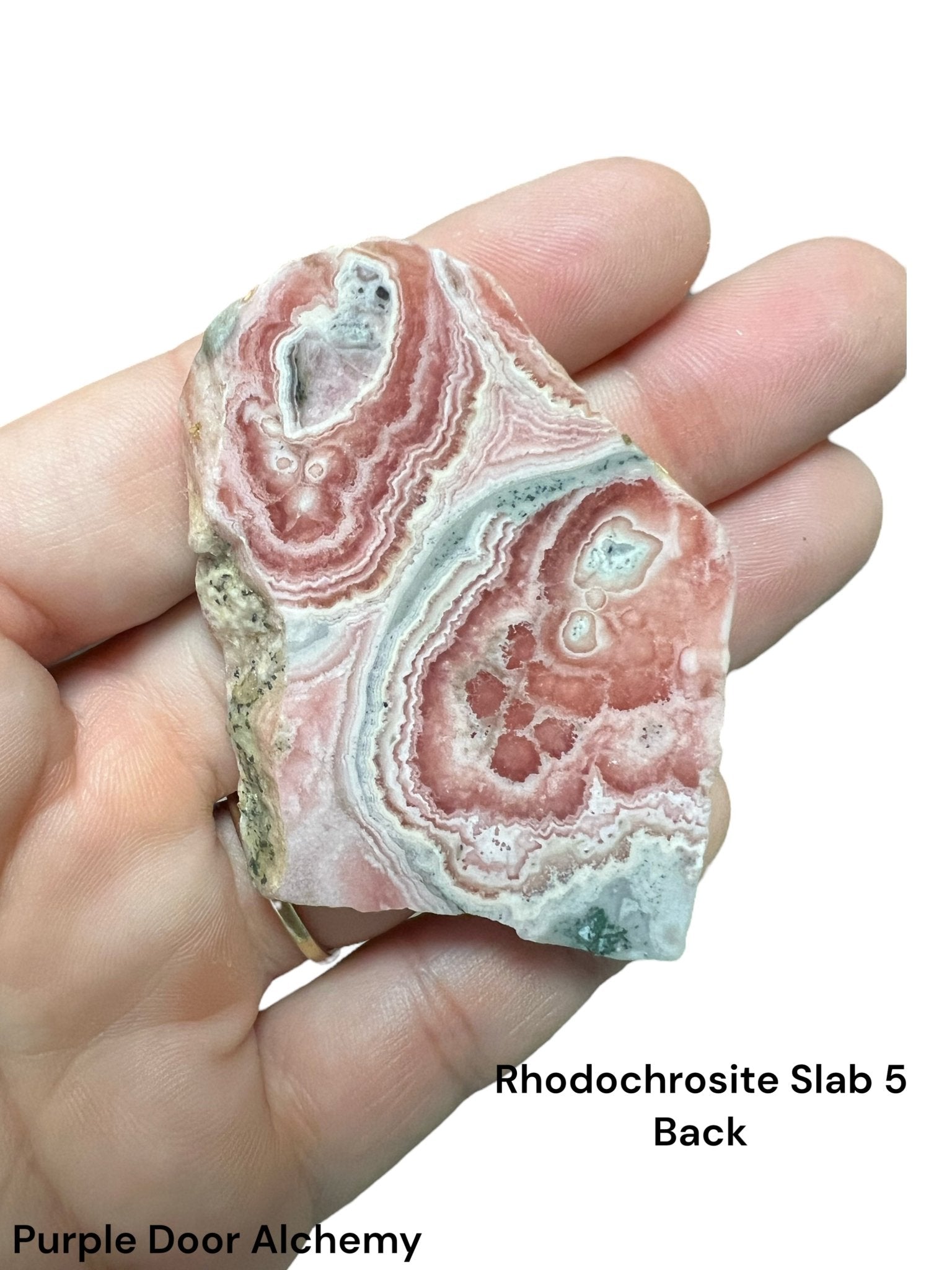 Small Rhodochrosite Slabs - Purple Door Alchemy