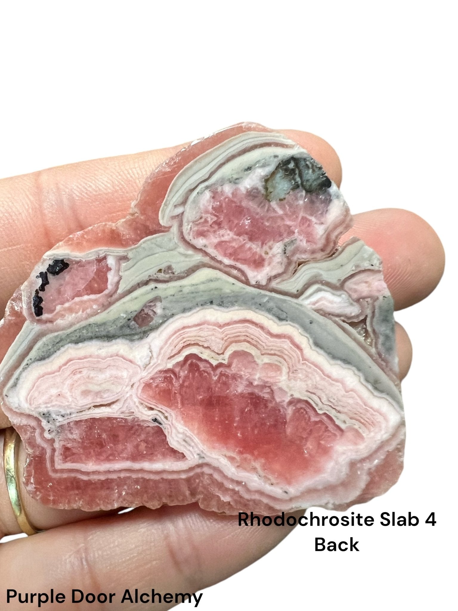 Small Rhodochrosite Slabs - Purple Door Alchemy
