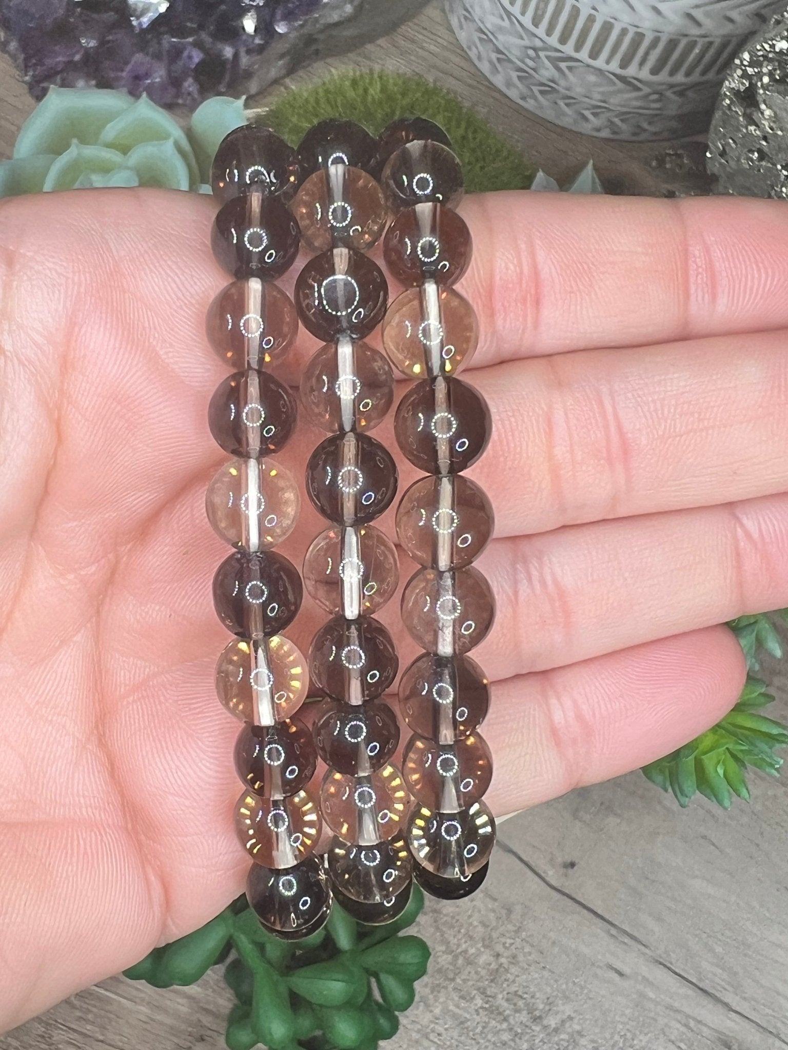 Smoky Quartz Bracelet - Purple Door Alchemy