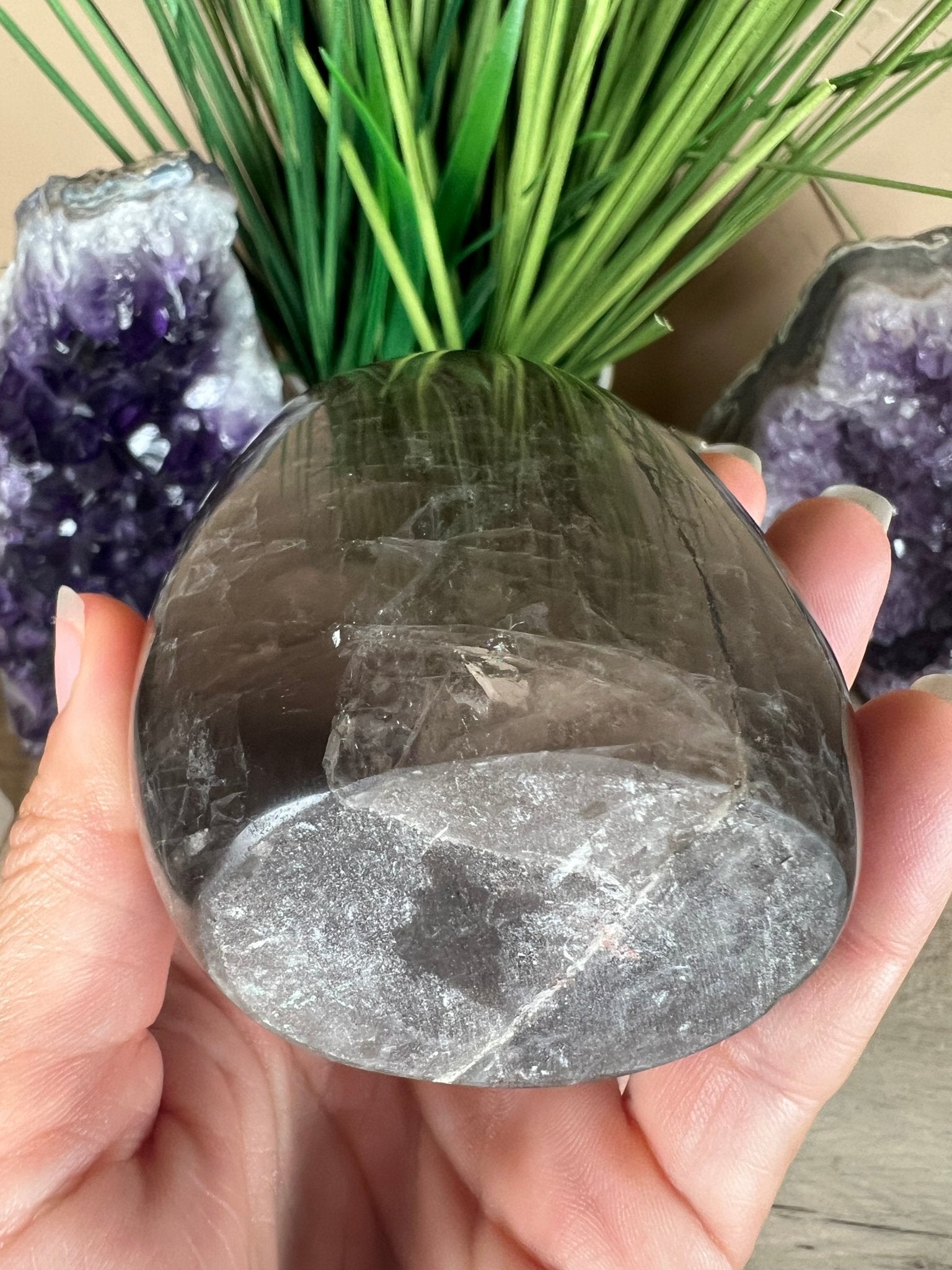 Smoky Quartz Freeform 100mm, 3.9in - Purple Door Alchemy