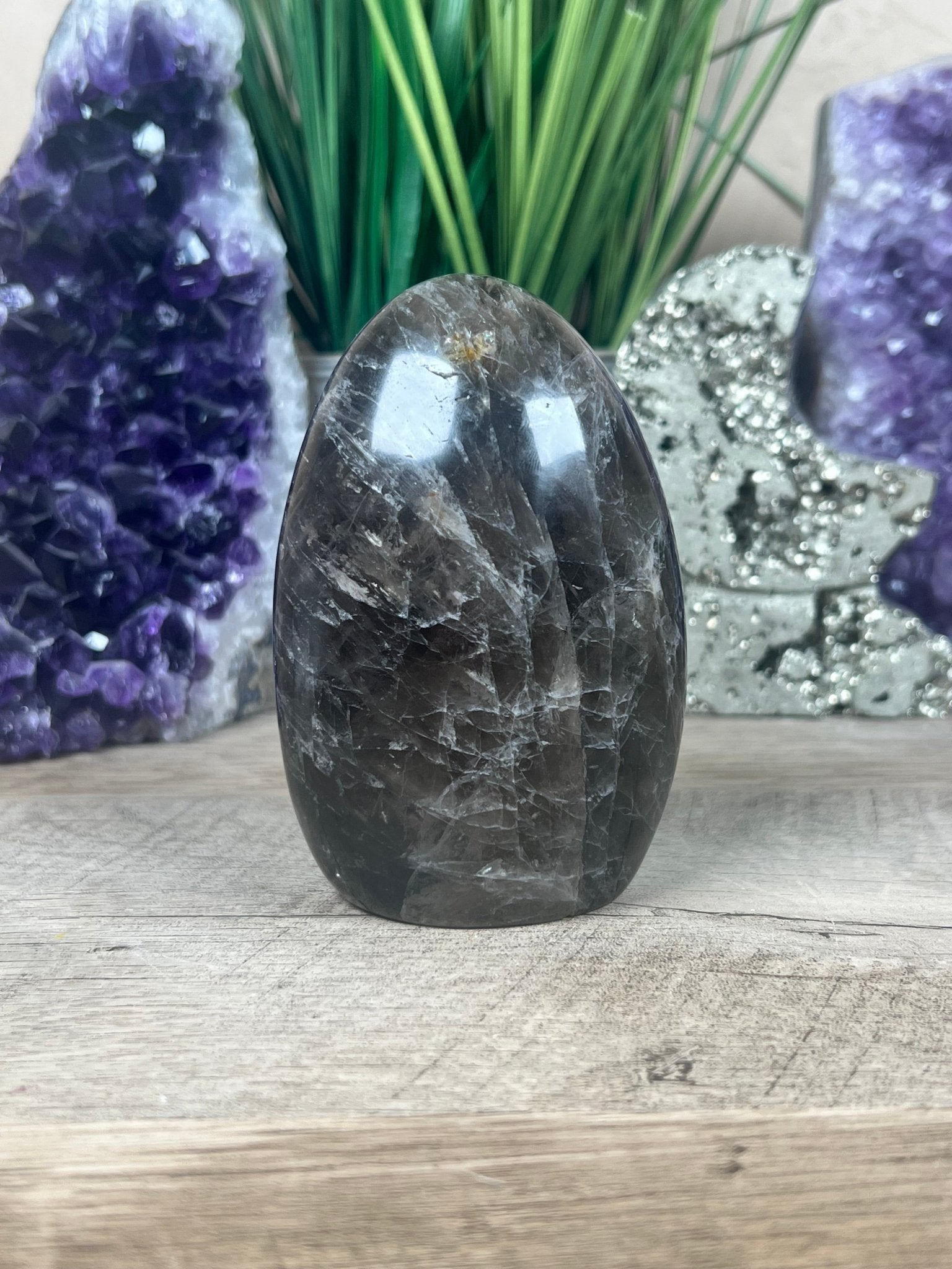 Smoky Quartz Freeform 100mm, 3.9in - Purple Door Alchemy