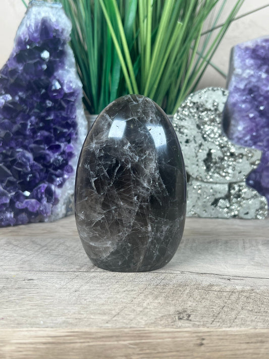 Smoky Quartz Freeform 100mm, 3.9in - Purple Door Alchemy