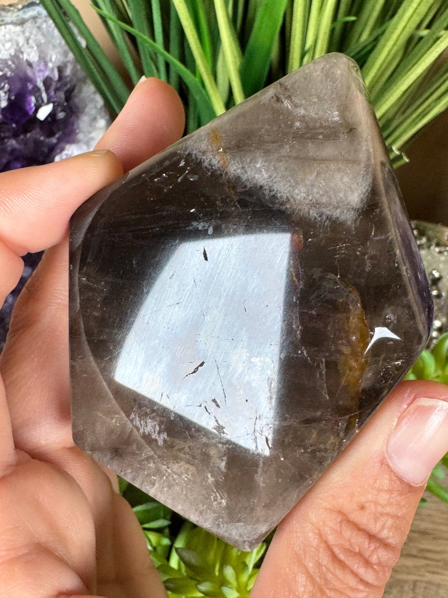 Smoky Quartz Freeform 74mm, 2.9in - Purple Door Alchemy