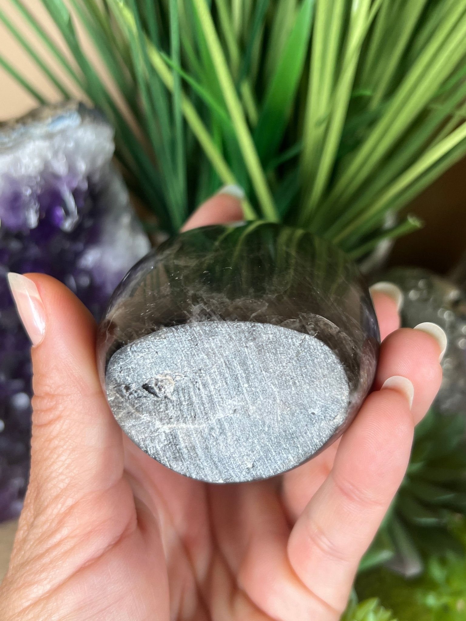 Smoky Quartz Freeform 86mm, 3.4in - Purple Door Alchemy