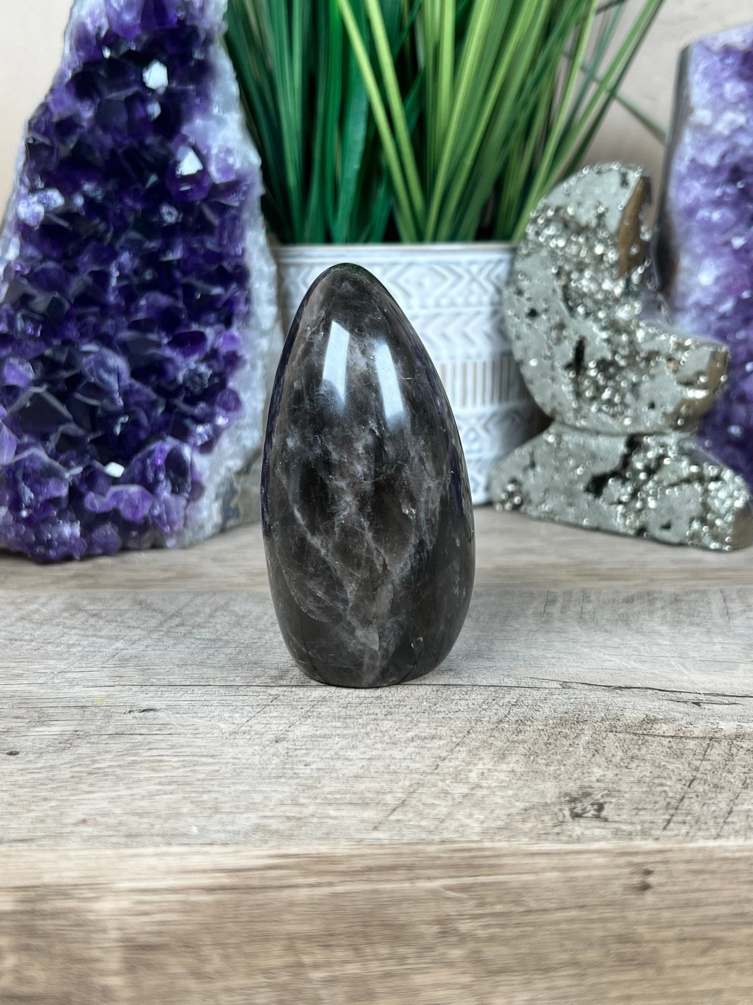Smoky Quartz Freeform 86mm, 3.4in - Purple Door Alchemy