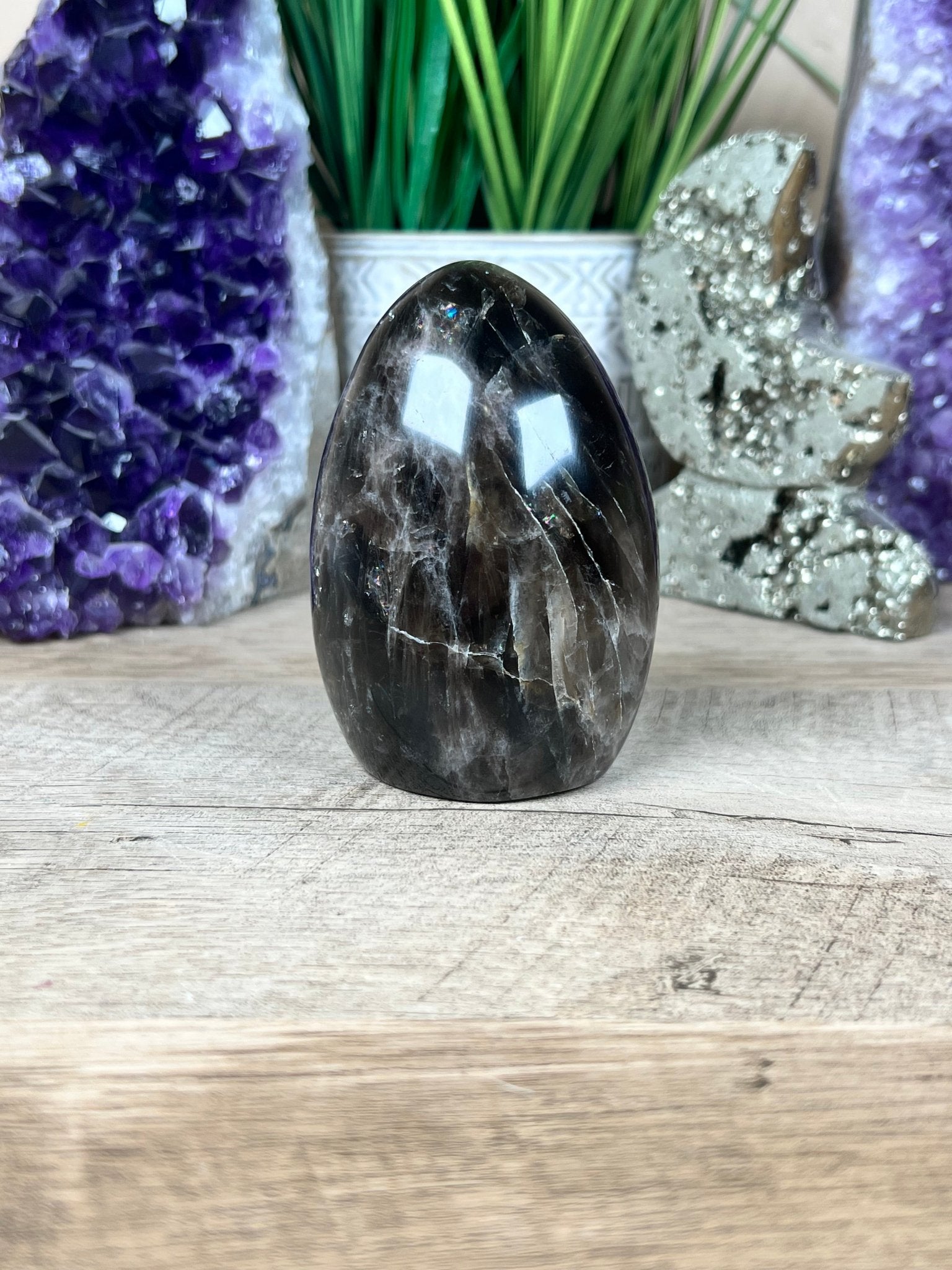 Smoky Quartz Freeform 86mm, 3.4in - Purple Door Alchemy