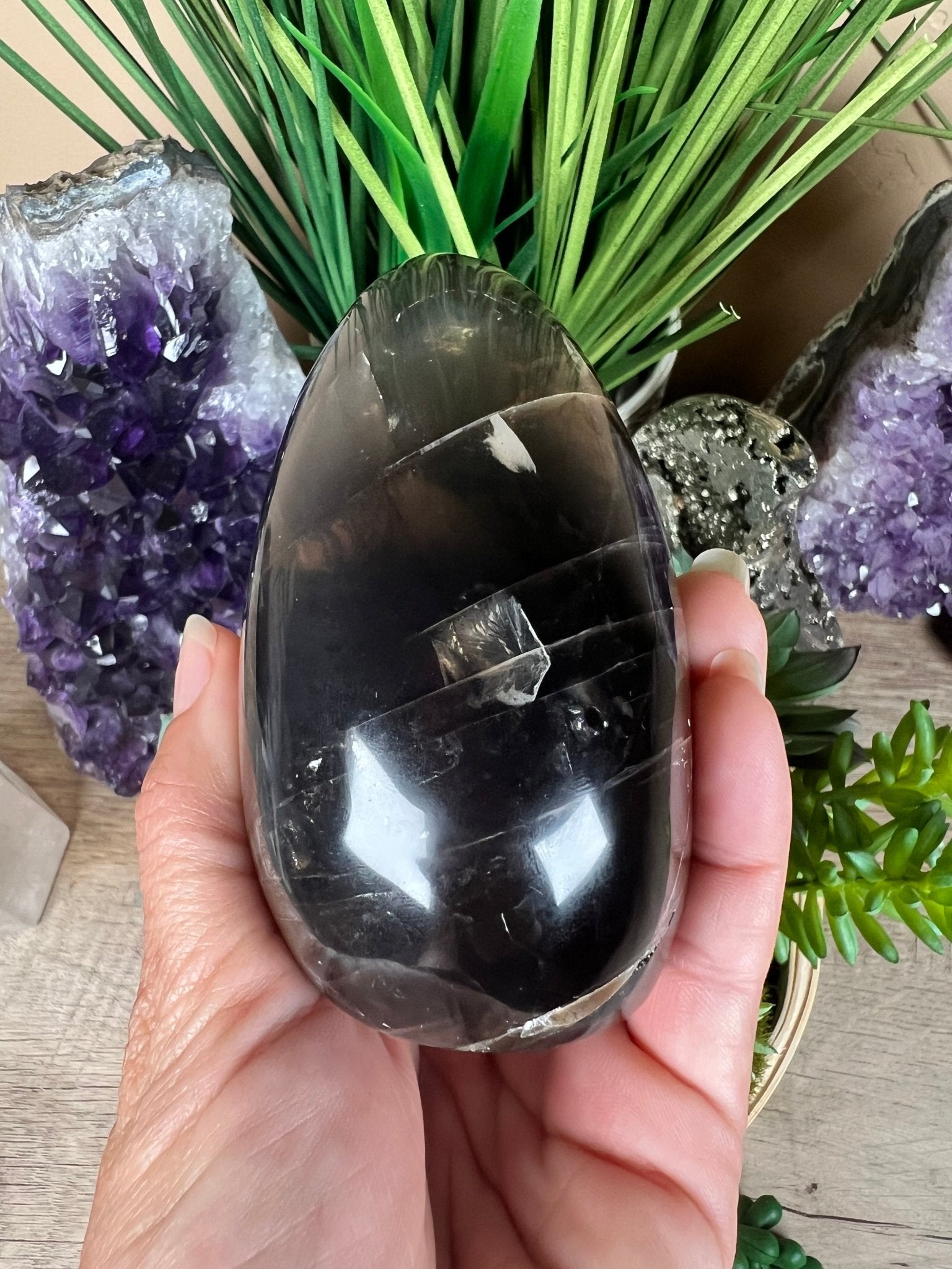 Smoky Quartz Freeform 89mm, 3.5in - Purple Door Alchemy