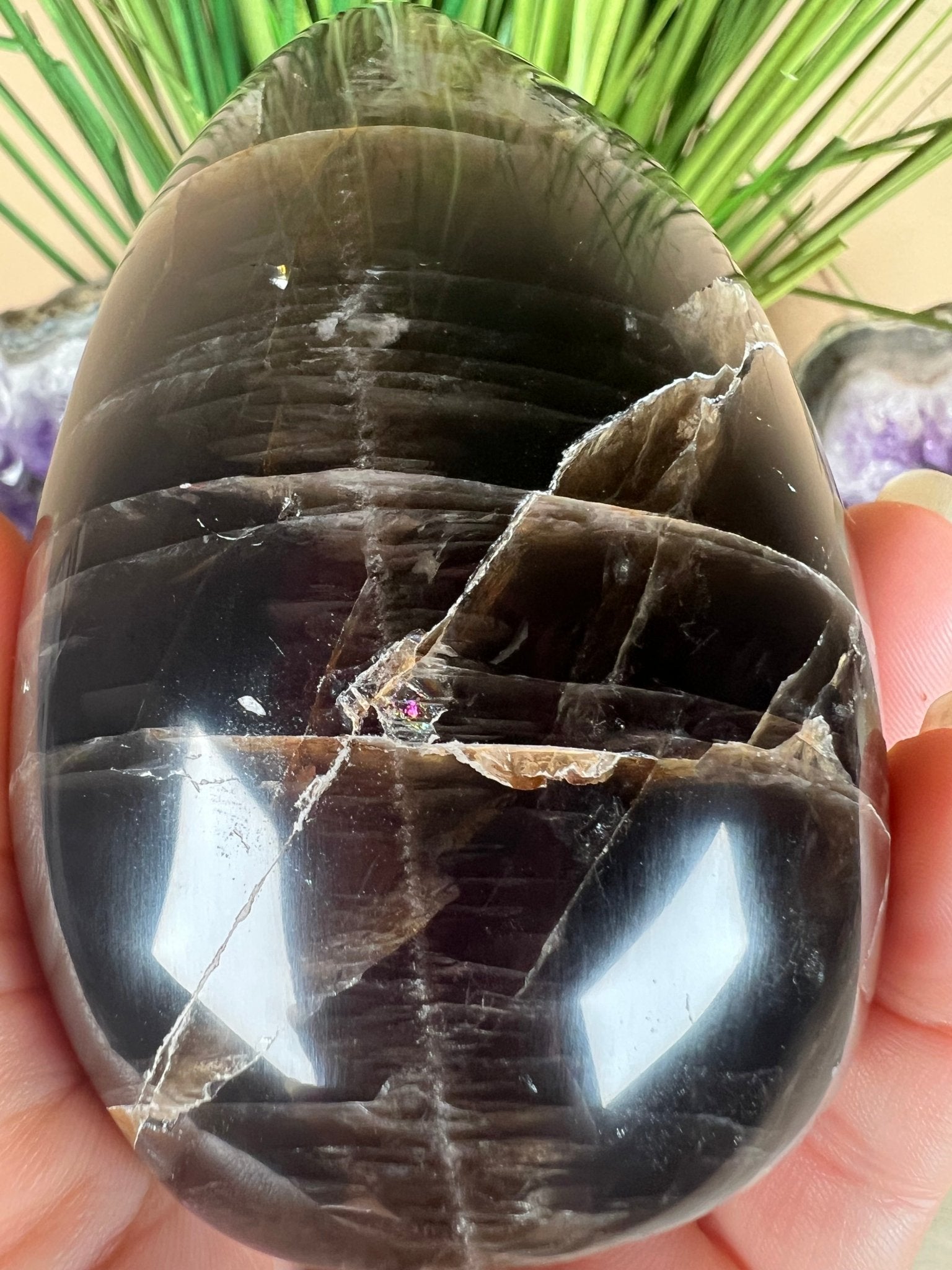 Smoky Quartz Freeform 89mm, 3.5in - Purple Door Alchemy