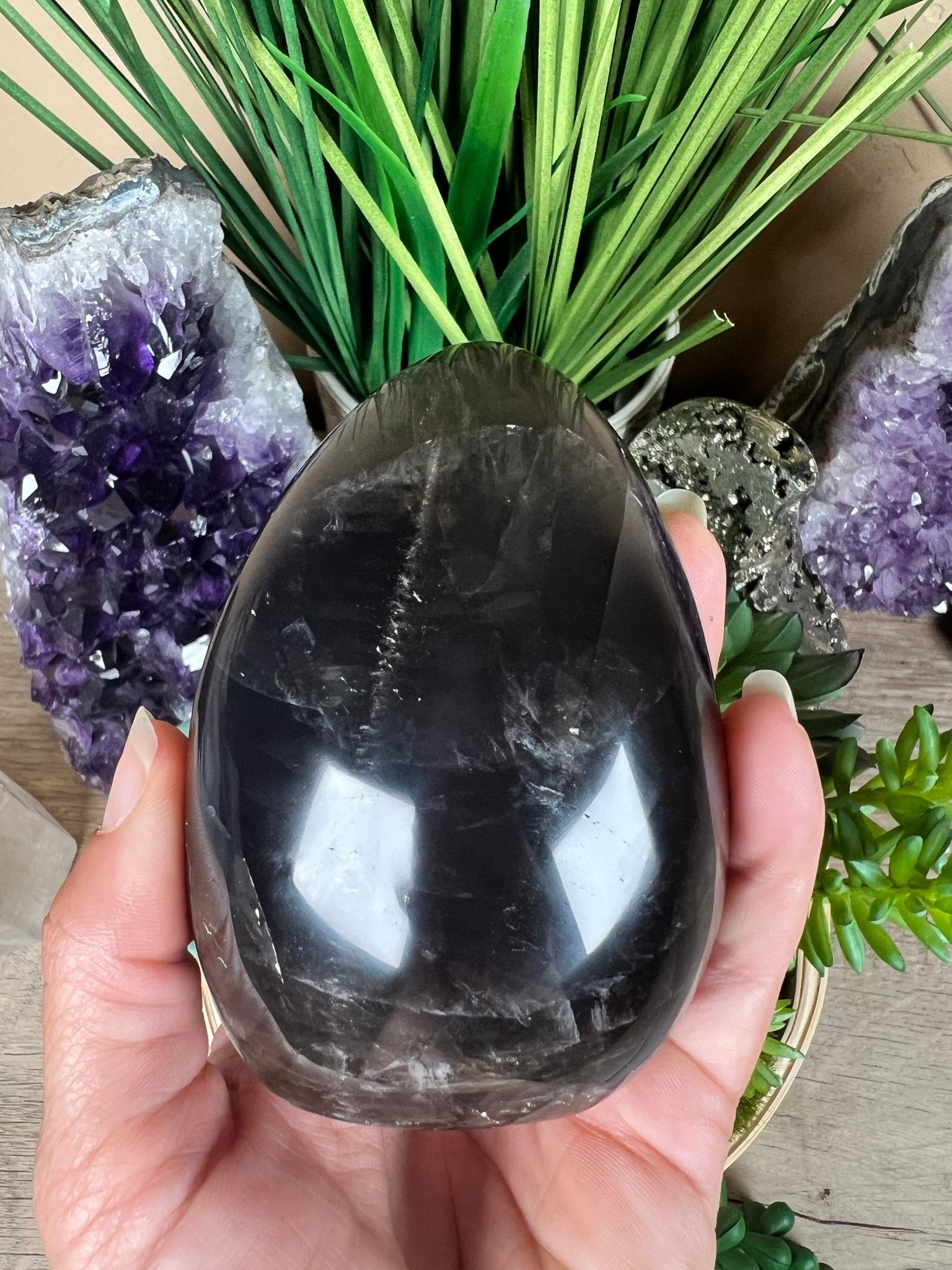 Smoky Quartz Freeform 89mm, 3.5in - Purple Door Alchemy
