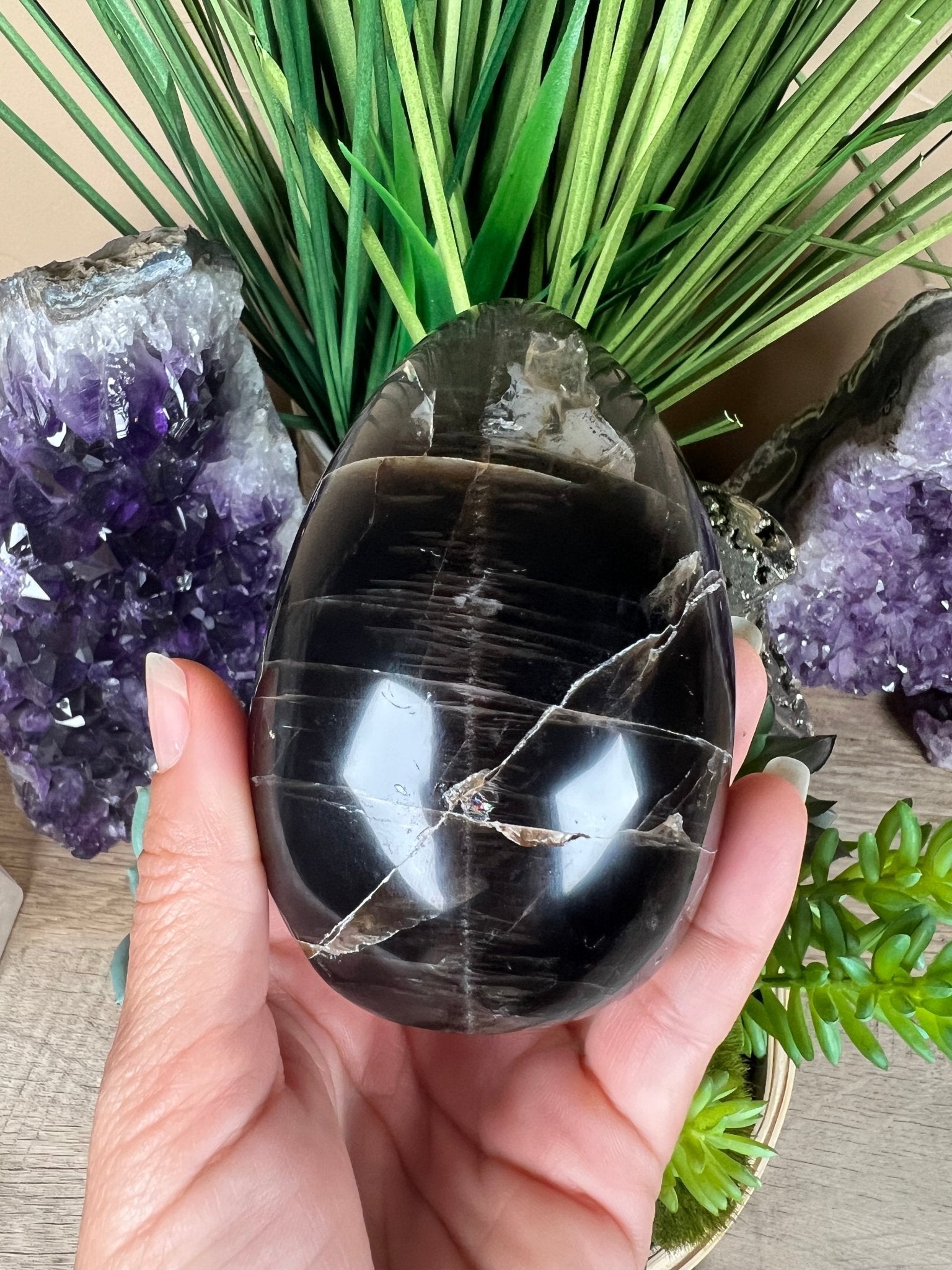 Smoky Quartz Freeform 89mm, 3.5in - Purple Door Alchemy
