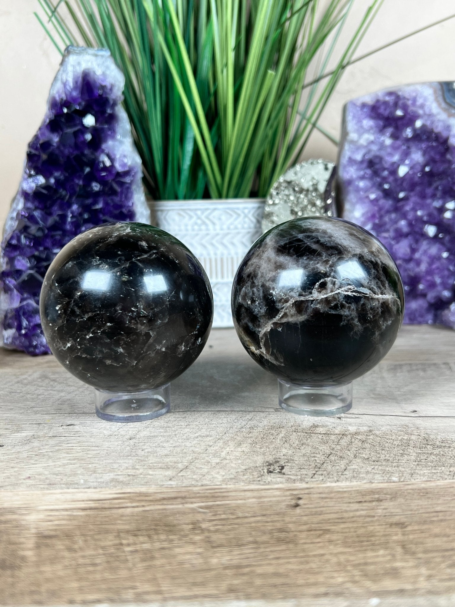 Smoky Quartz Sphere - Purple Door Alchemy