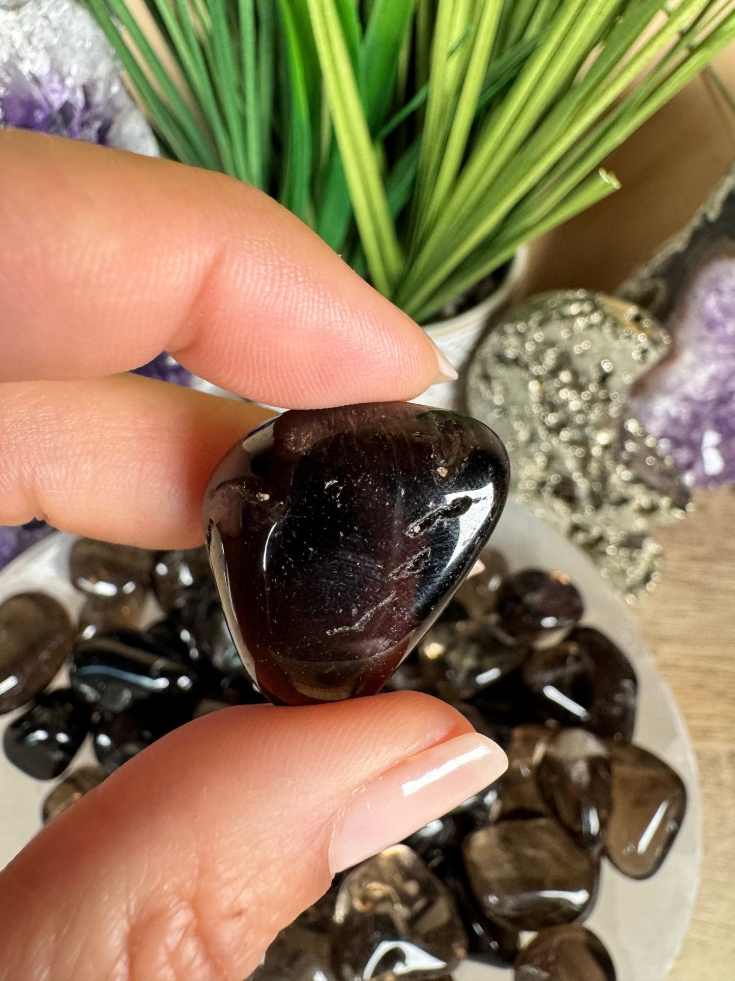 Smoky Quartz Tumble - Purple Door Alchemy