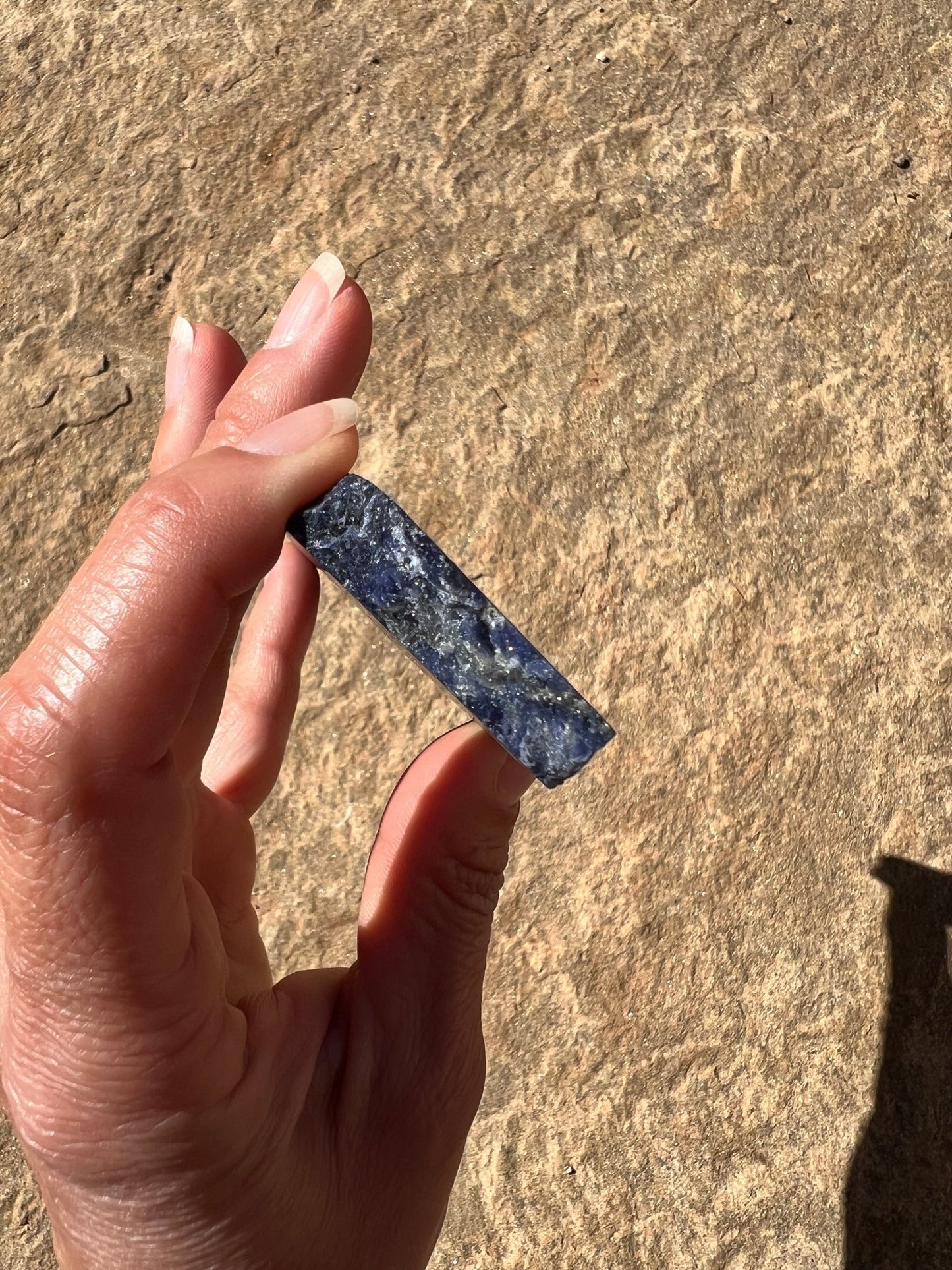 Sodalite Slab 81g - Purple Door Alchemy
