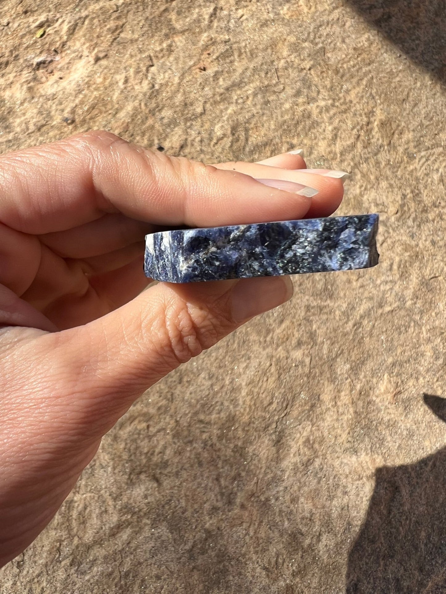 Sodalite Slab 87g - Purple Door Alchemy